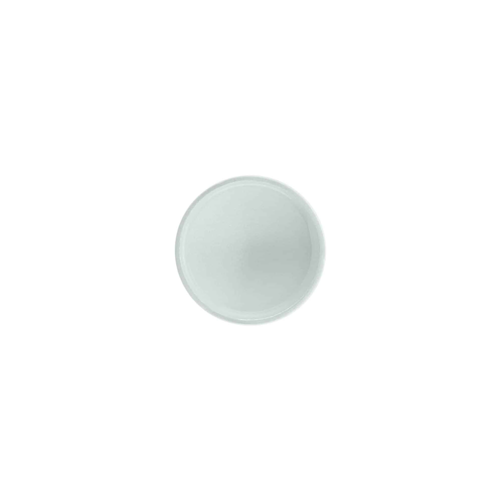 Schroefdop, ABS-kunststof, zilver, voor opening: GPI 22/400