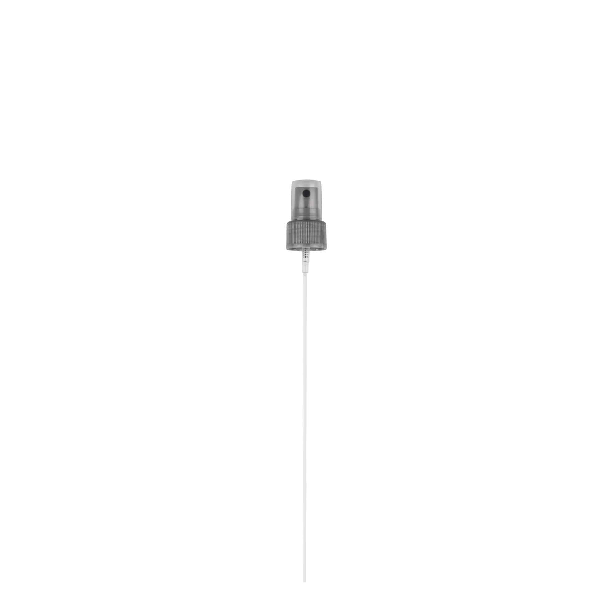 Schroefdop sprayverstuiver, PP-kunststof, zilver, voor mondstuk: 24/410