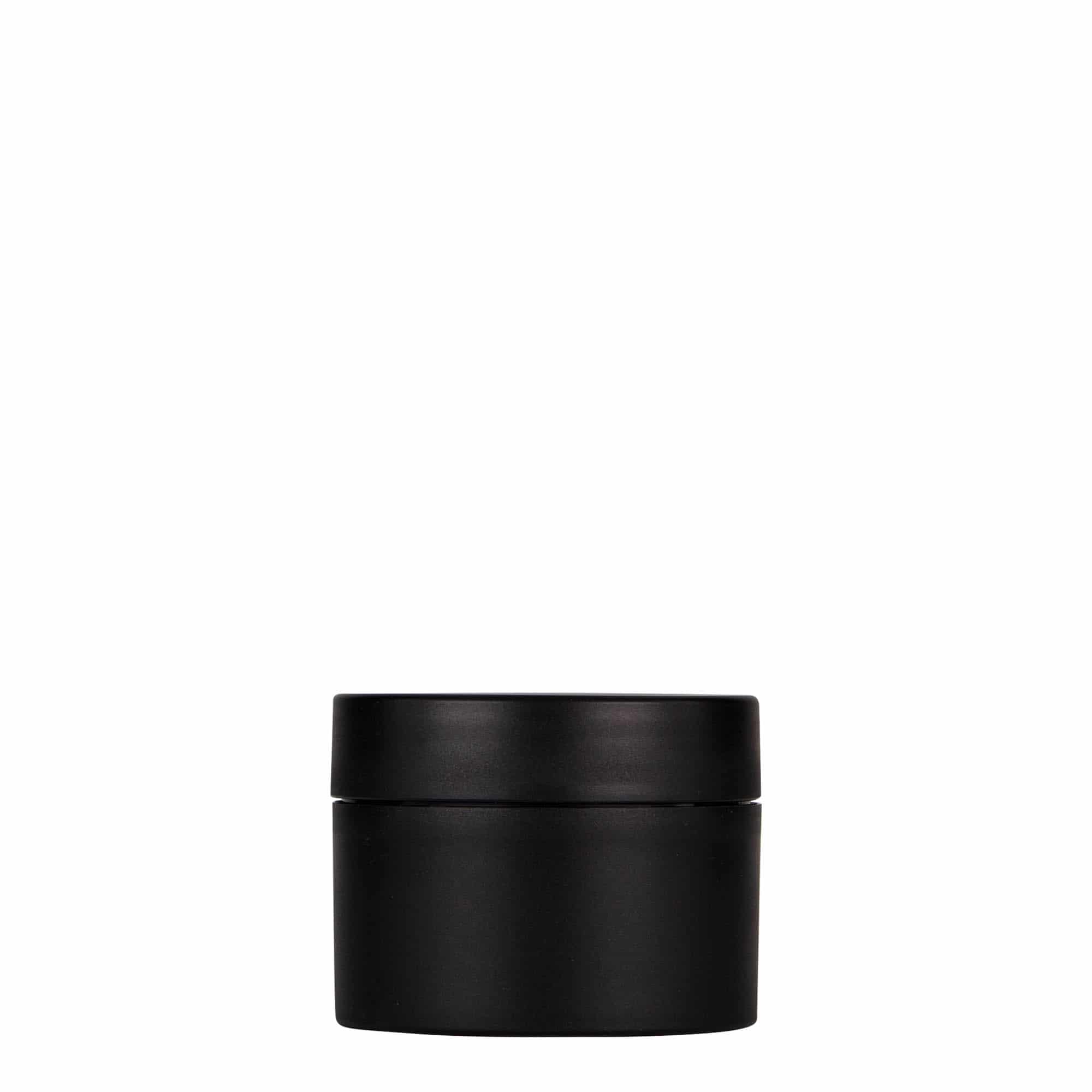 50 ml kunststofpot 'Antonella', PP, zwart, opening: schroefdop