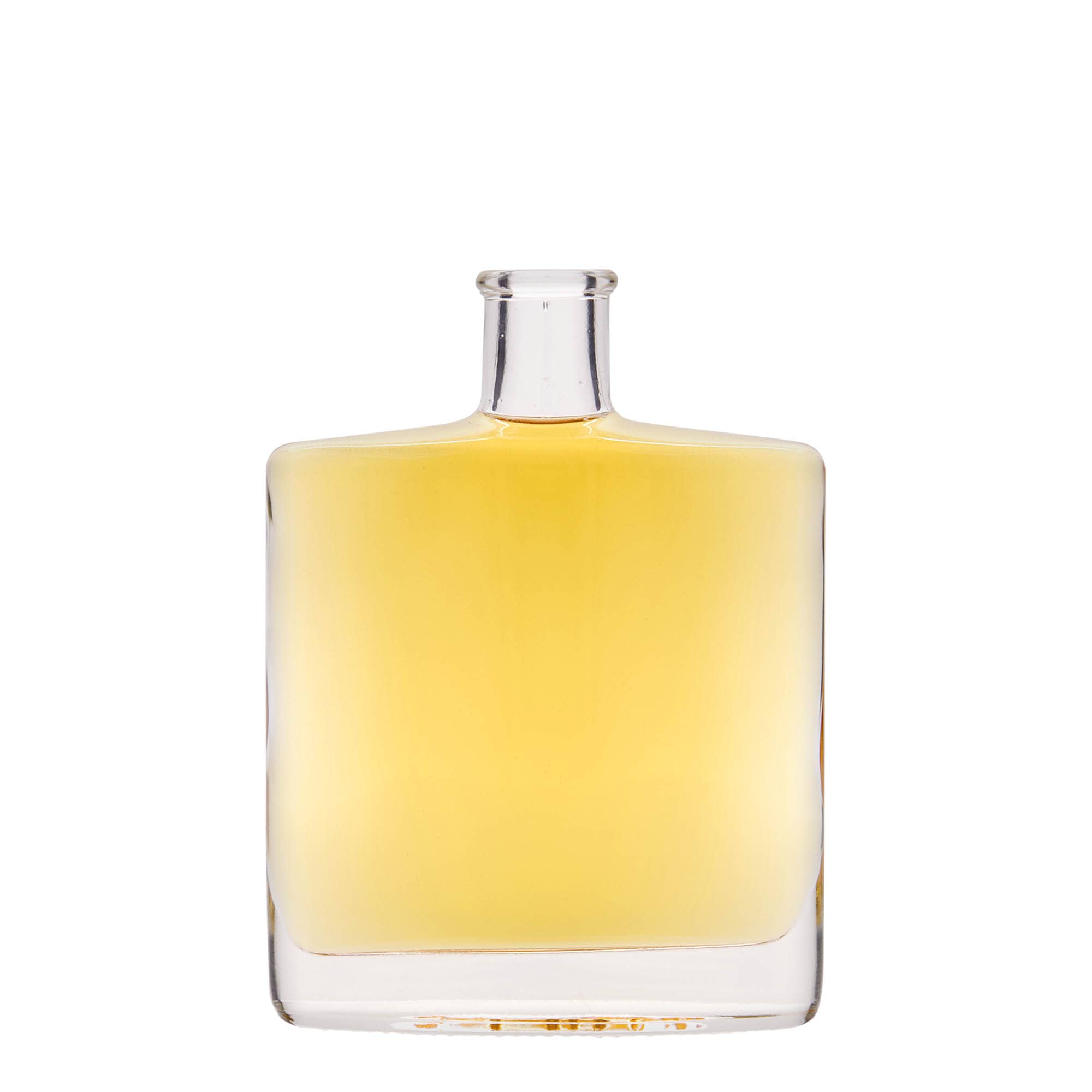 Glazen fles 'Zorbas', 350 ml, ovaal, monding: kurk