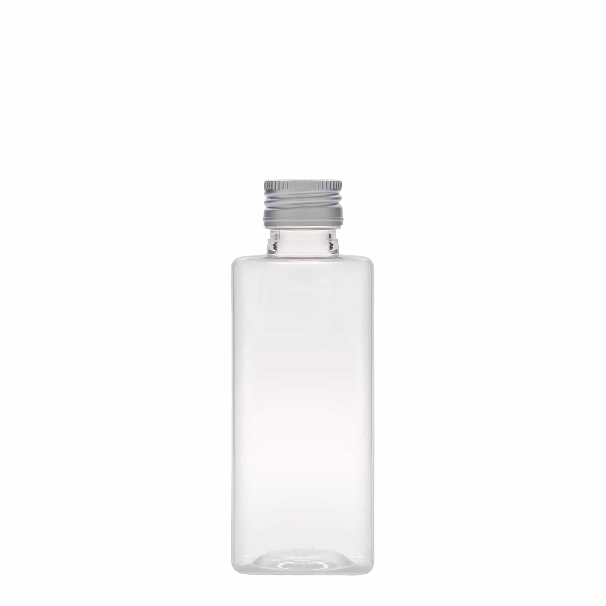250 ml PET-fles 'Karl', vierkant, kunststof, opening: PP 28