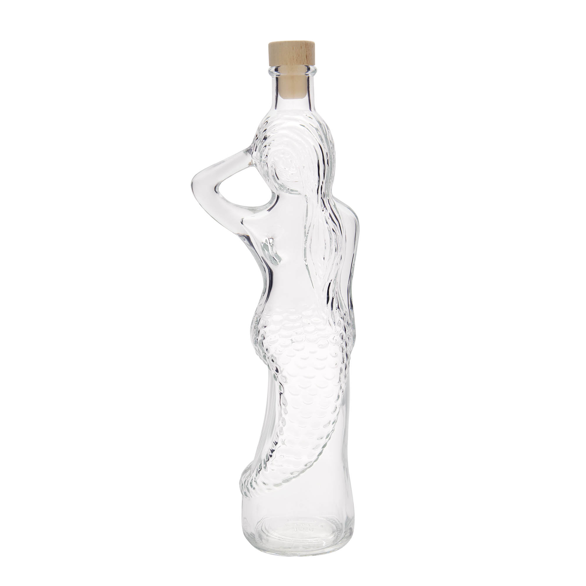 500 ml glazen fles 'Zeemeermin', opening: kurk 500 ml glazen fles 'Zeemeermin', opening: kurk