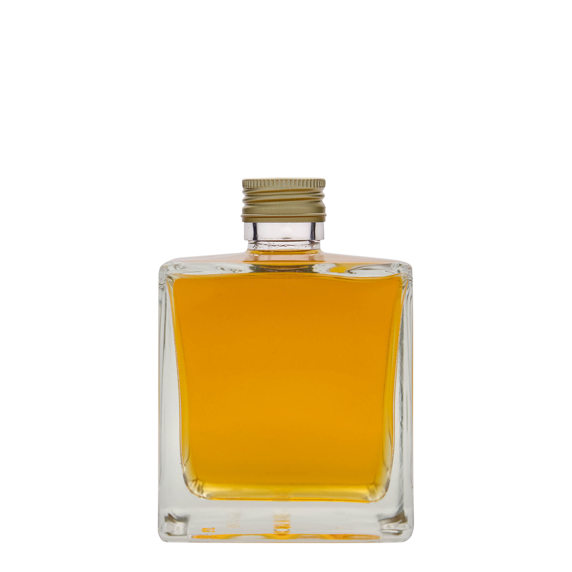 500 ml glazen fles 'Cube', vierkant, monding: PP 31,5 500 ml glazen fles 'Cube', vierkant, monding: PP 31,5