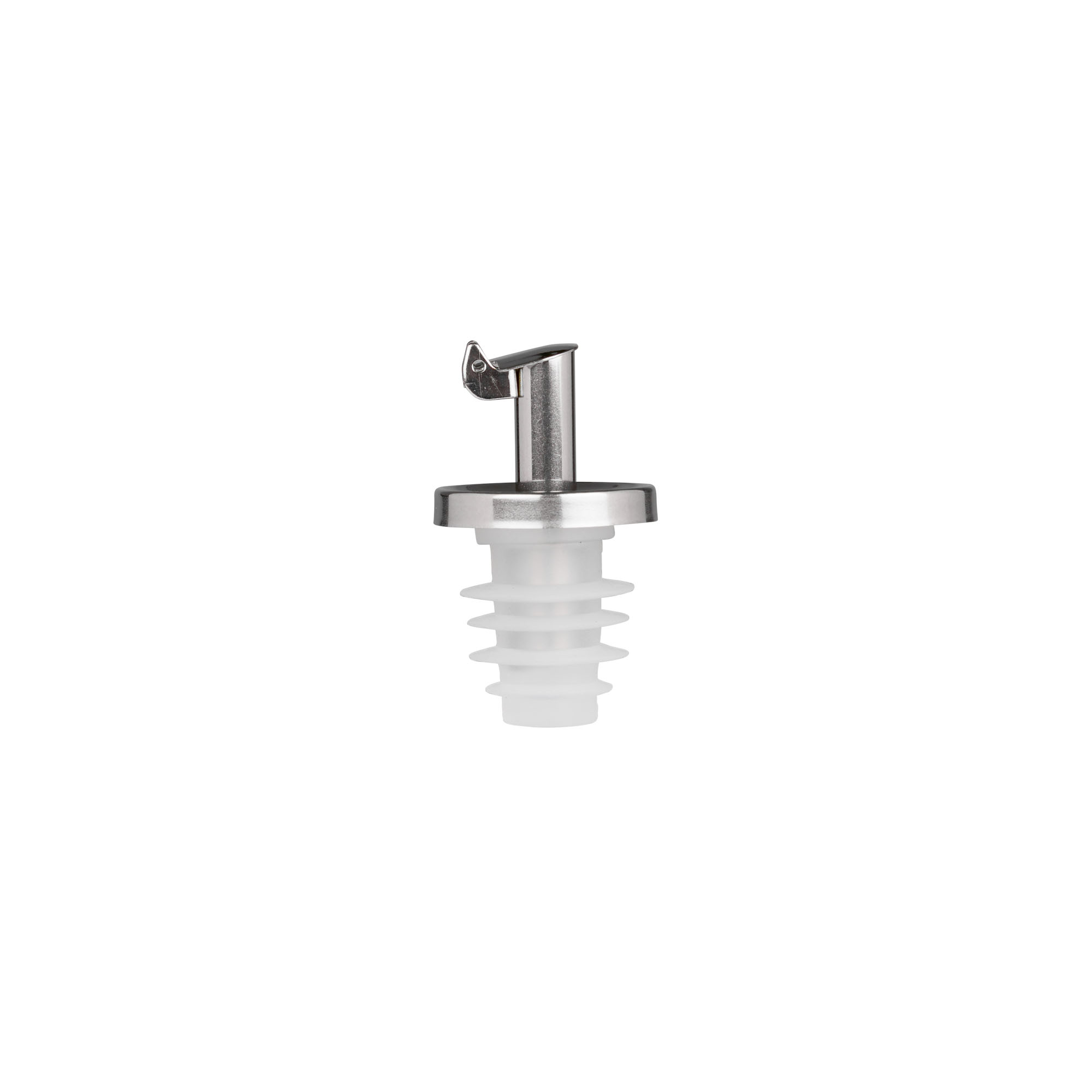 Inox schenktuit azijn, roestvrij staal, zilver
