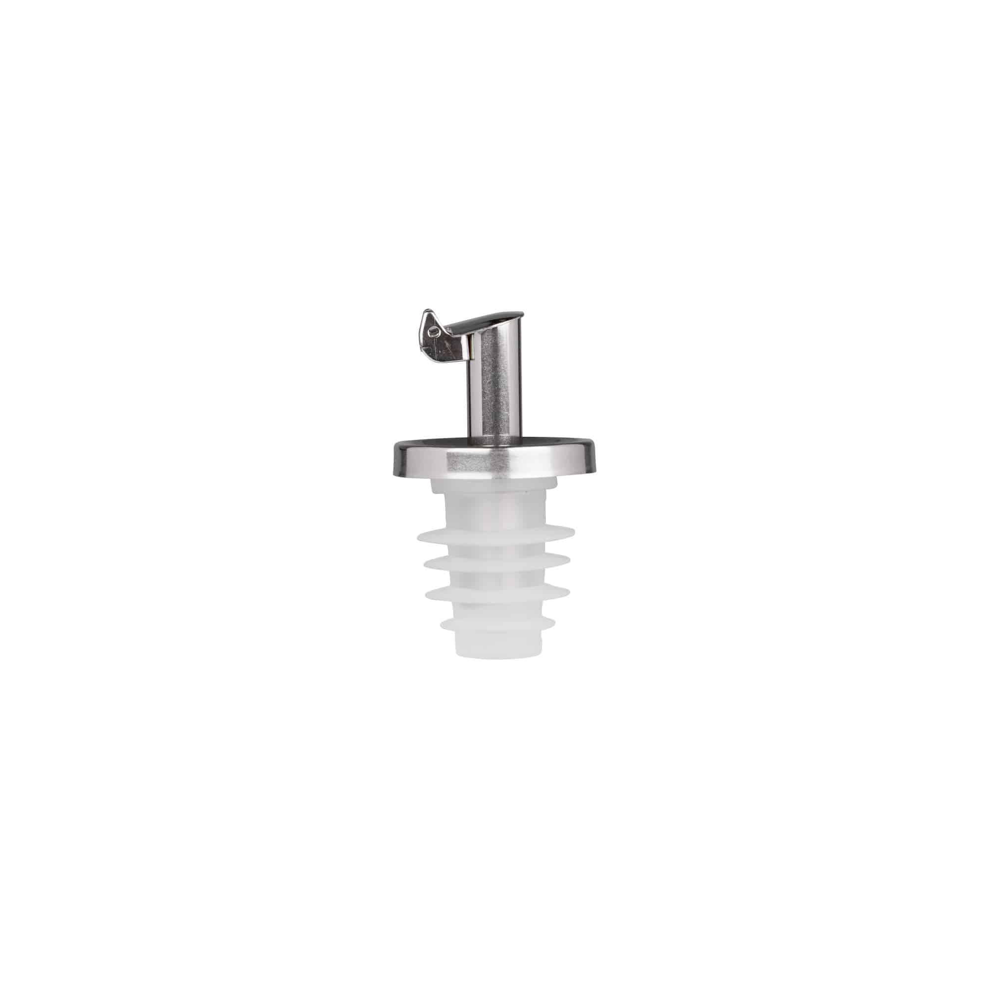 Inox schenktuit azijn, roestvrij staal, zilver