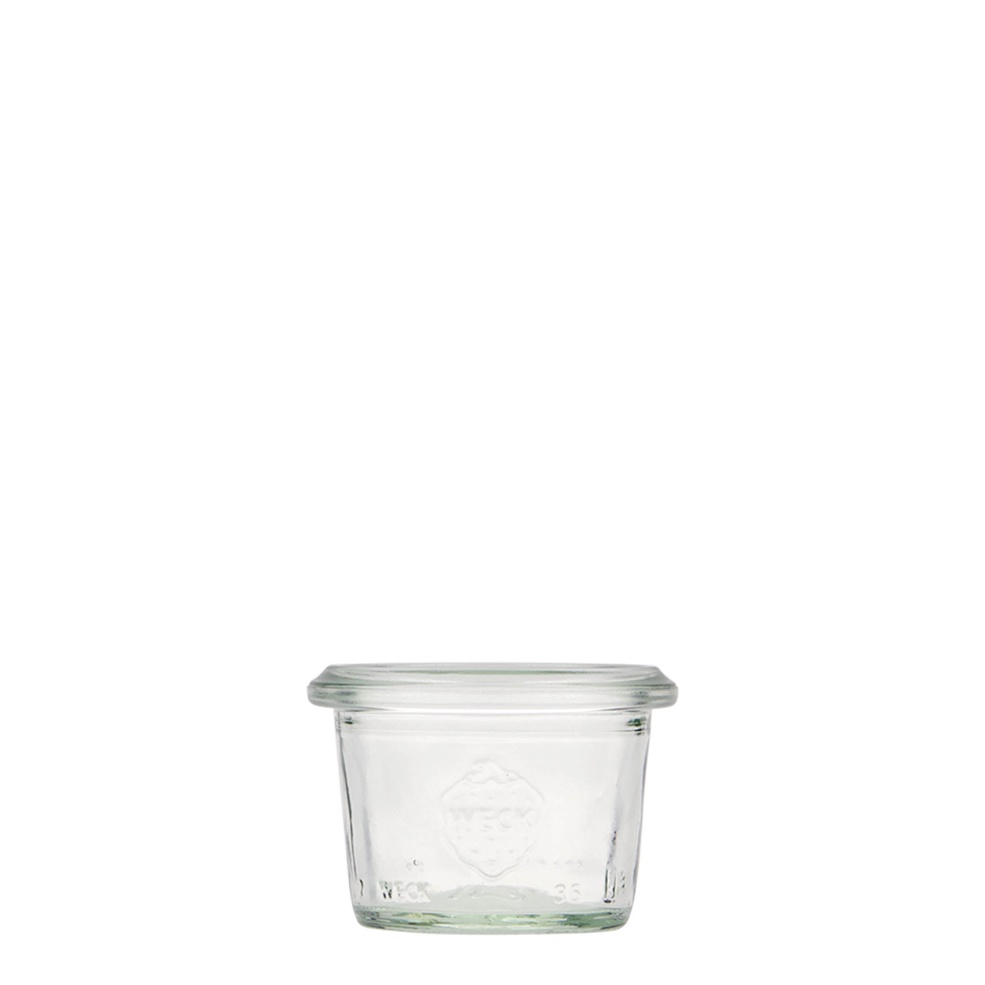 35 ml WECK-omkeerpot, opening: ronde rand 35 ml WECK-omkeerpot, opening: ronde rand