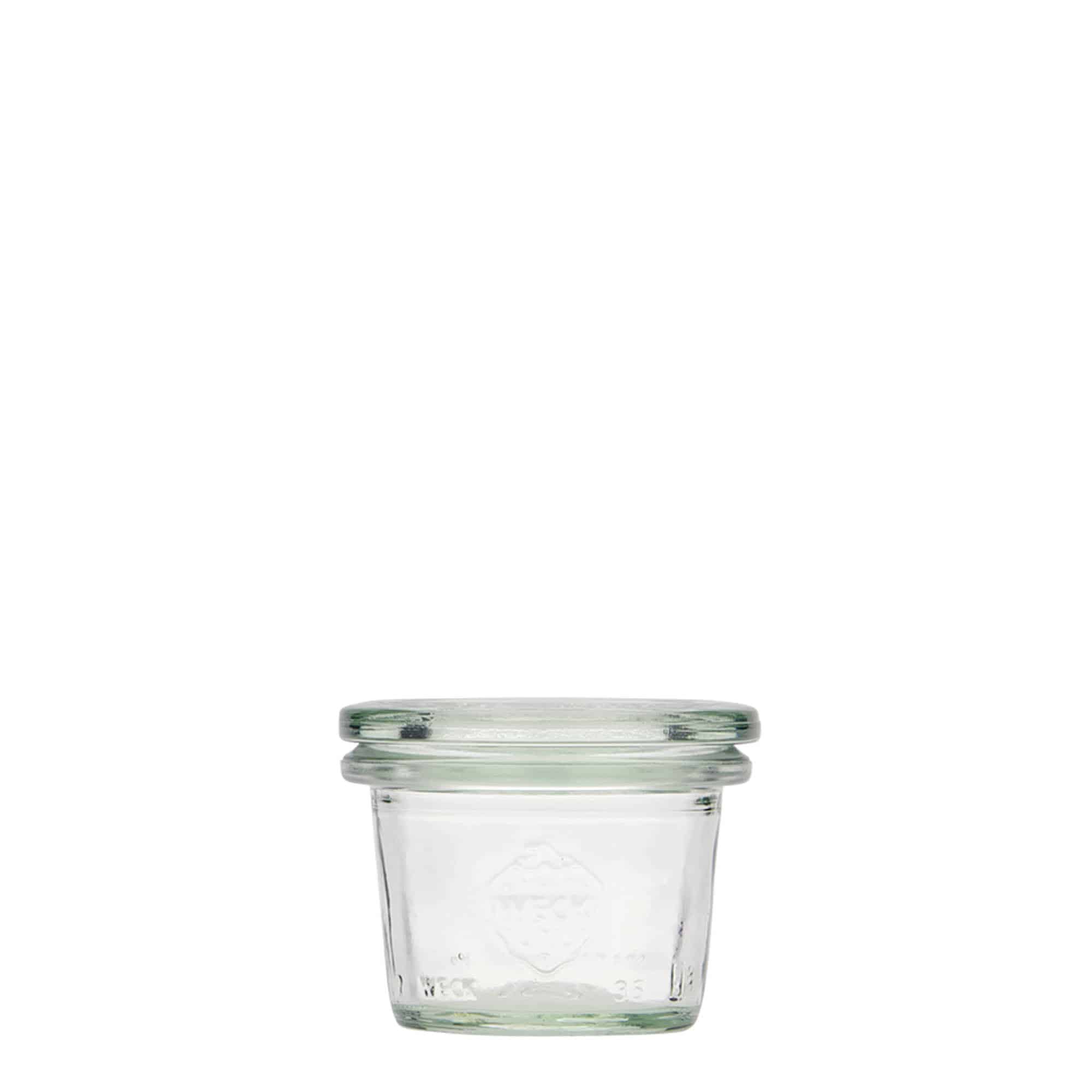 35 ml WECK-omkeerpot, opening: ronde rand
