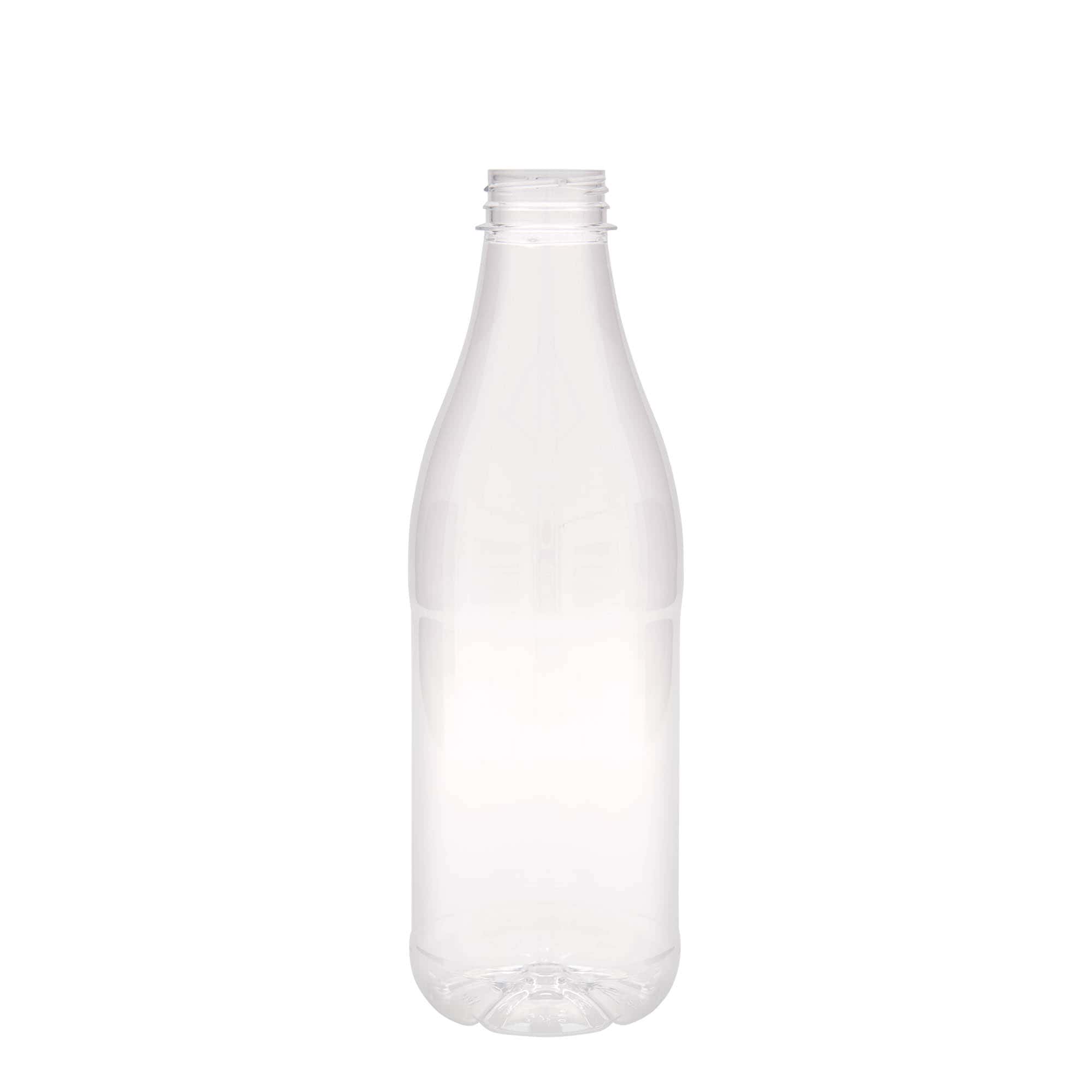 1.000 ml PET-fles 'Melk en Sap', kunststof, hals: 38 mm