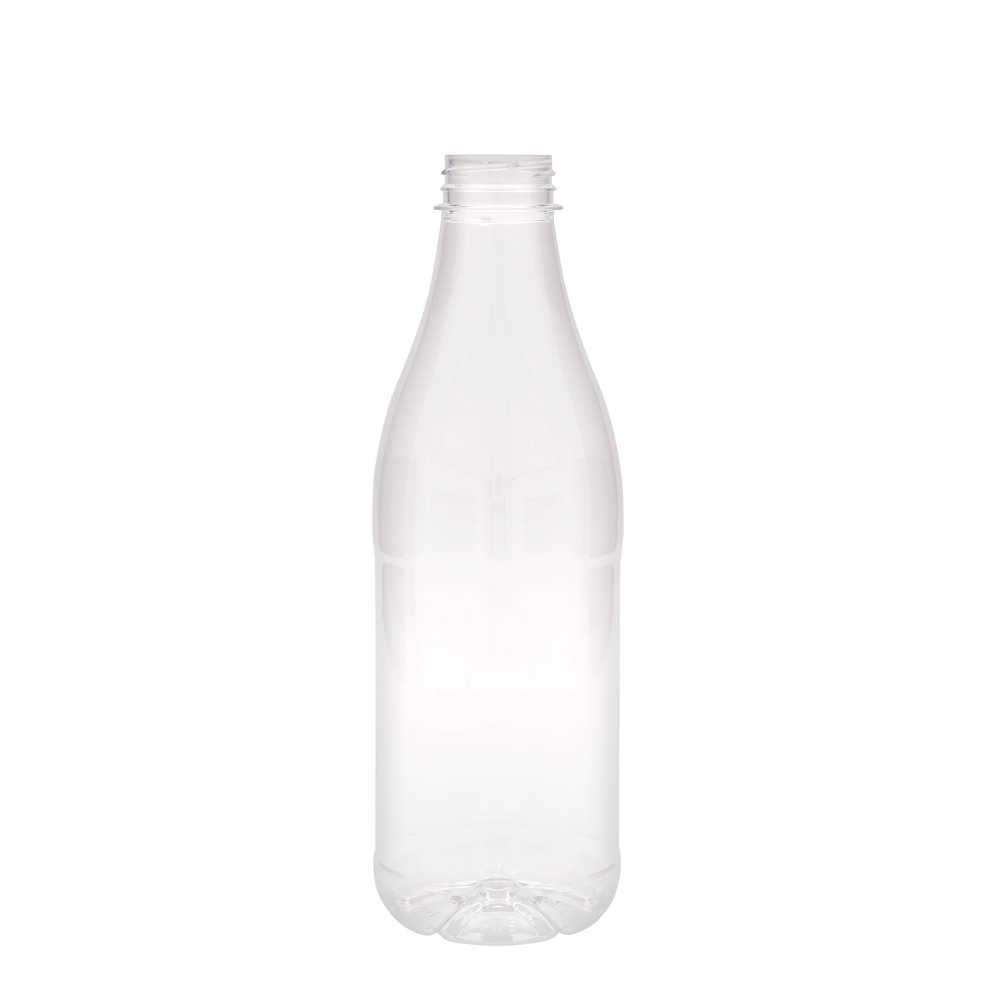 1.000 ml PET-fles 'Melk en Sap', kunststof, hals: 38 mm