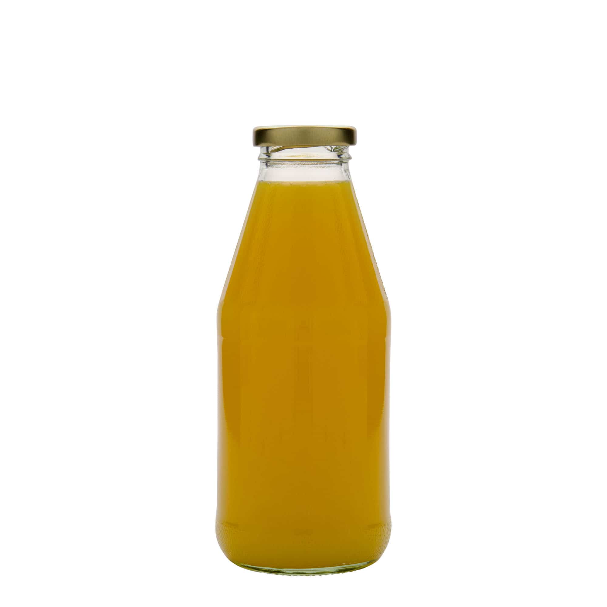 Universele fles met brede hals, 500 ml, glas, monding: twist-off (TO 43)