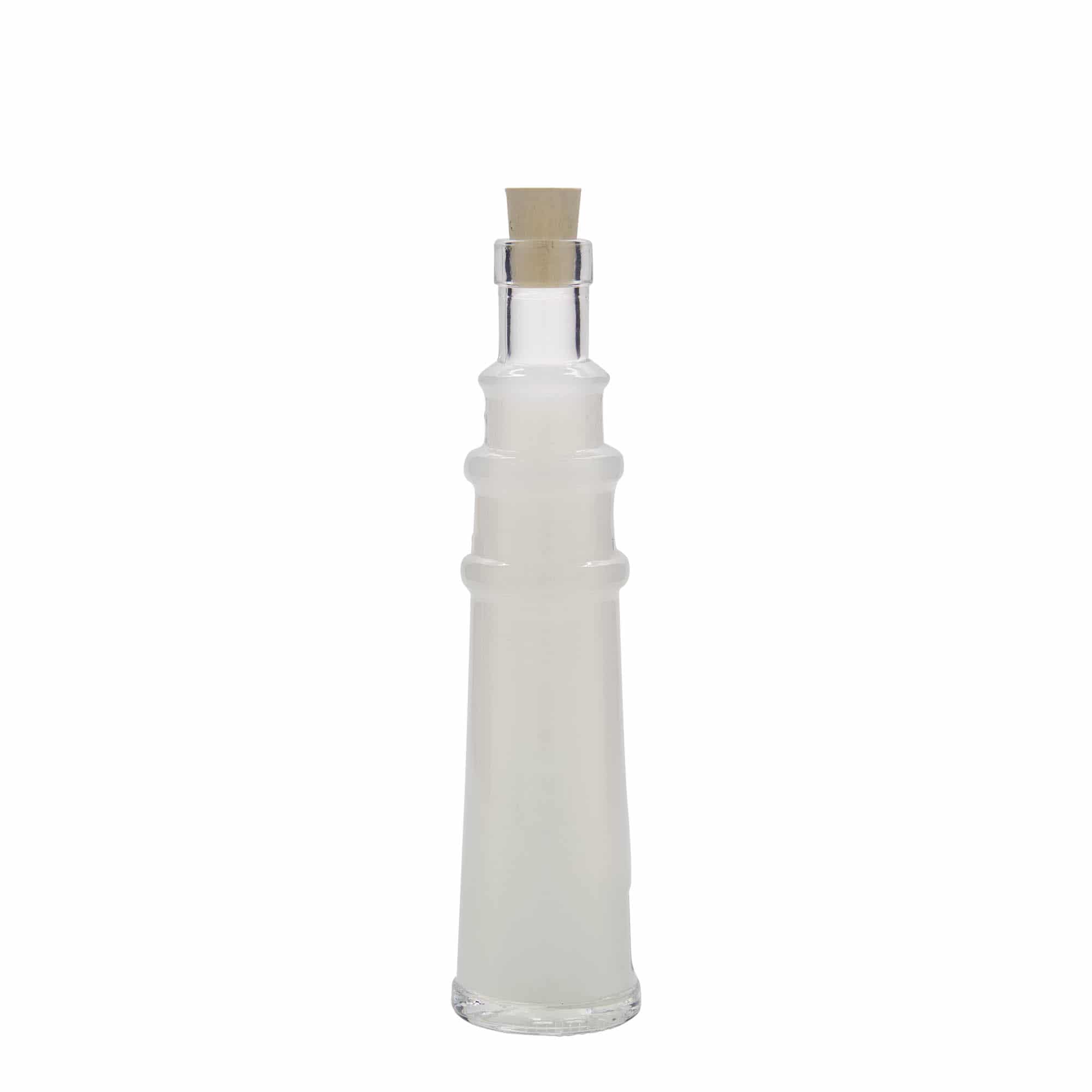 100 ml glazen fles 'Leuchtturm', opening: kurk