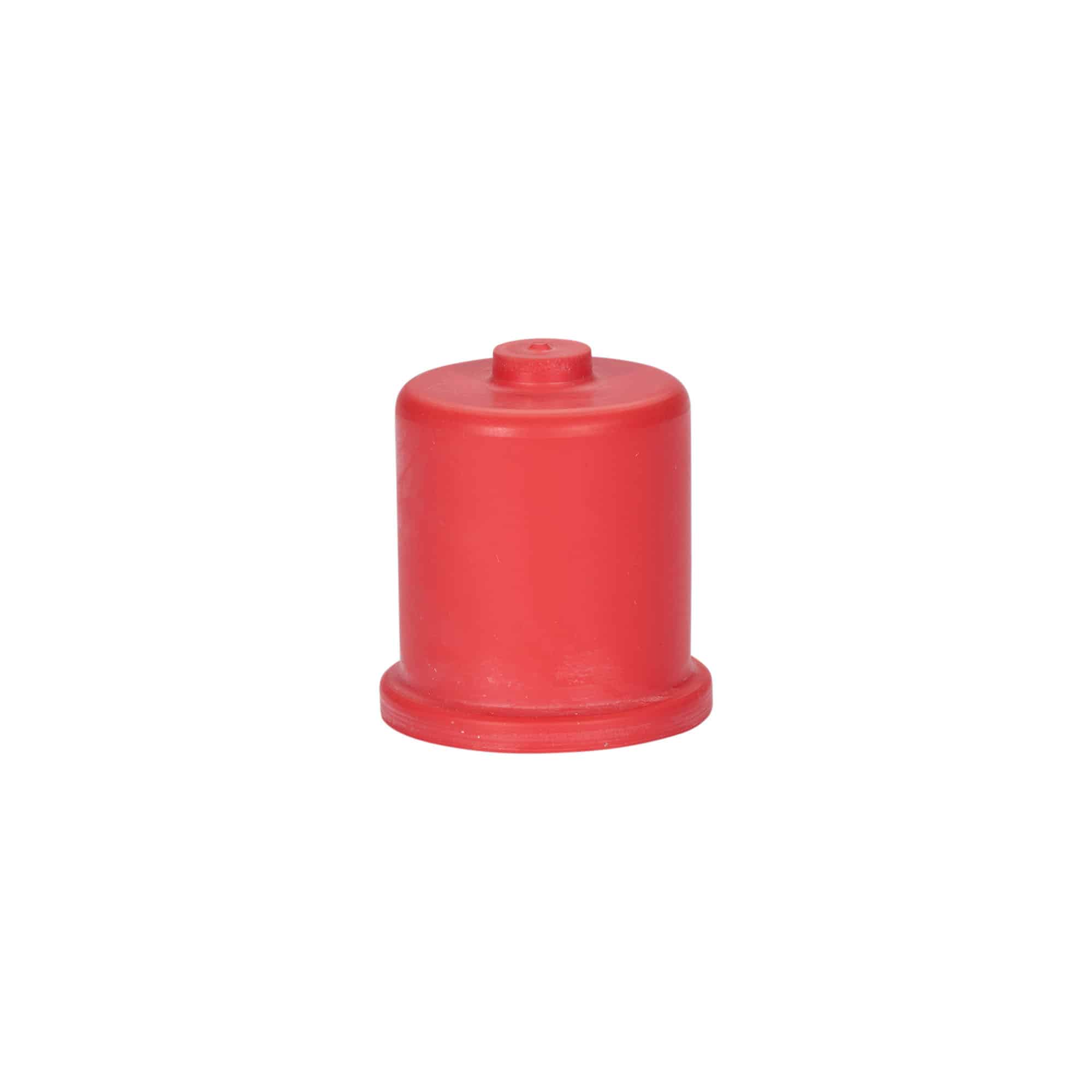 Mostkap type 4, rubber, rood