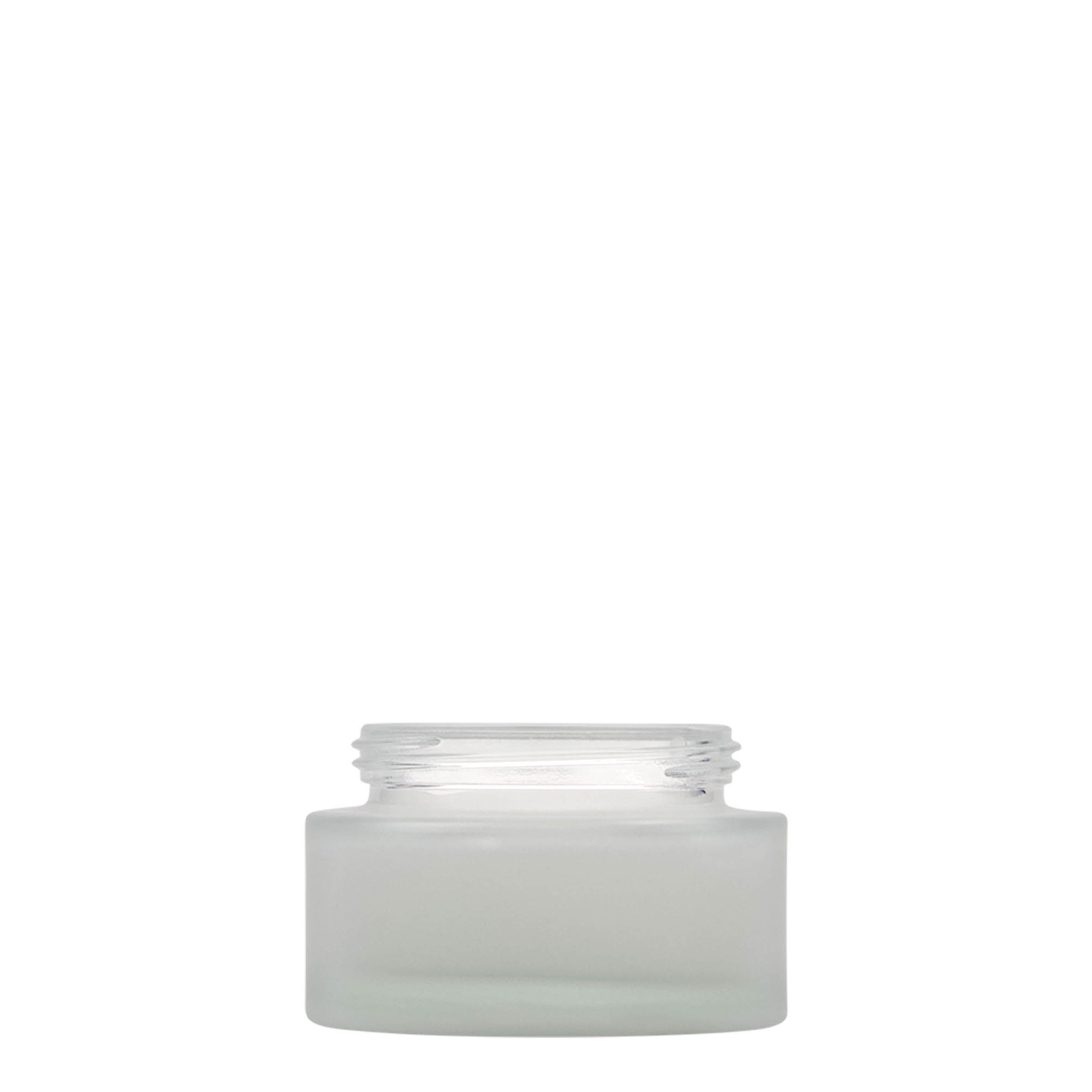 50 ml potje 'Platin Editie', glas, mat, opening: schroefdop 50 ml potje 'Platin Editie', glas, mat, opening: schroefdop