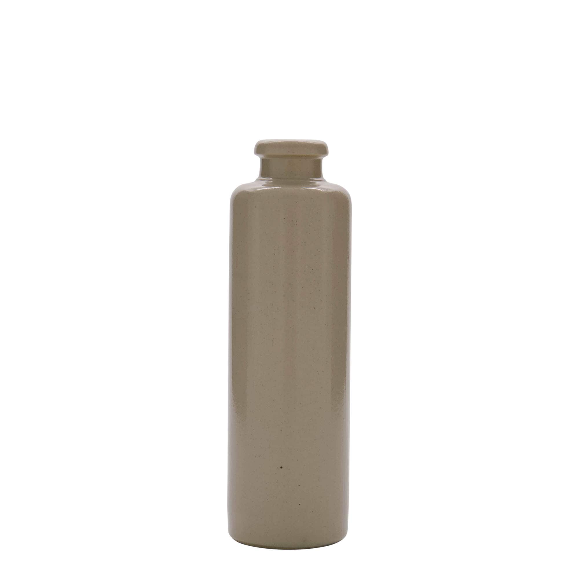 200 ml Tonkruik, steengoed, beige, opening: kurk