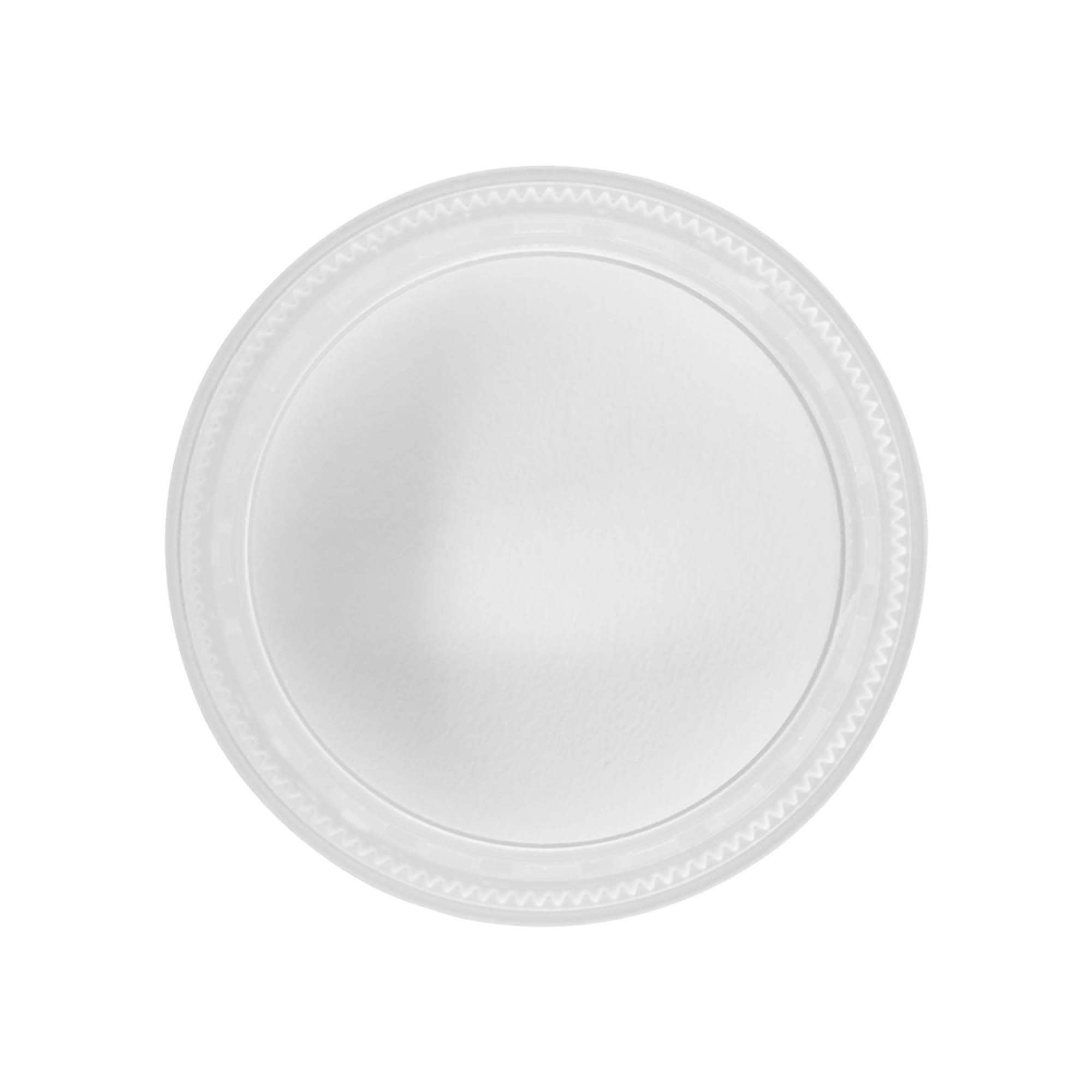 Schroefdop 'Clear/Platin Edition', PP-kunststof, wit, voor monding: 53/2P