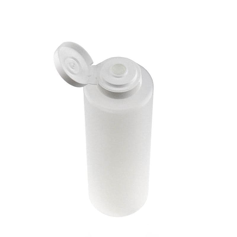 Sausfles, 500 ml, LDPE-kunststof, naturel, monding: GPI 38/400