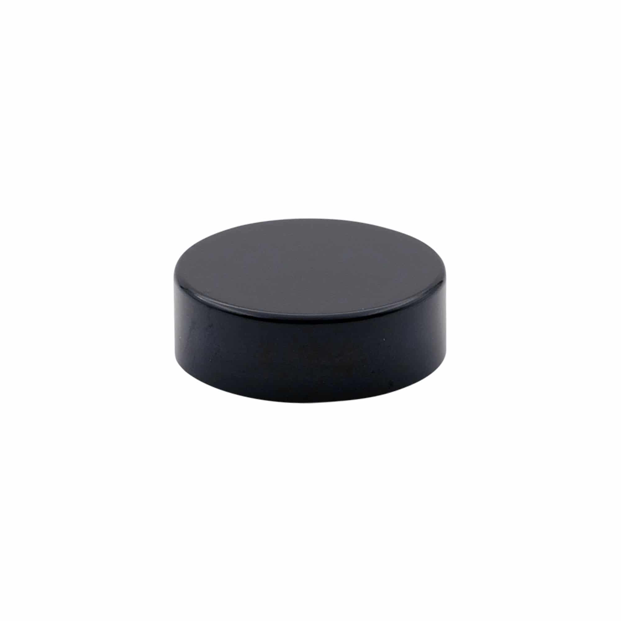 Schroefdop voor 30 ml 'Brown Line', HPM-kunststof, zwart Schroefdop voor 30 ml 'Brown Line', HPM-kunststof, zwart
