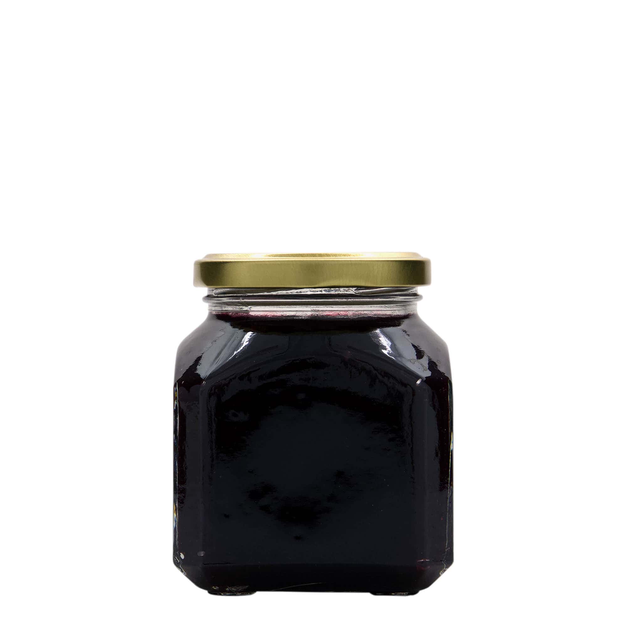 314 ml Vierkantglas 'Mailand', monding: Twist-Off (TO 63)