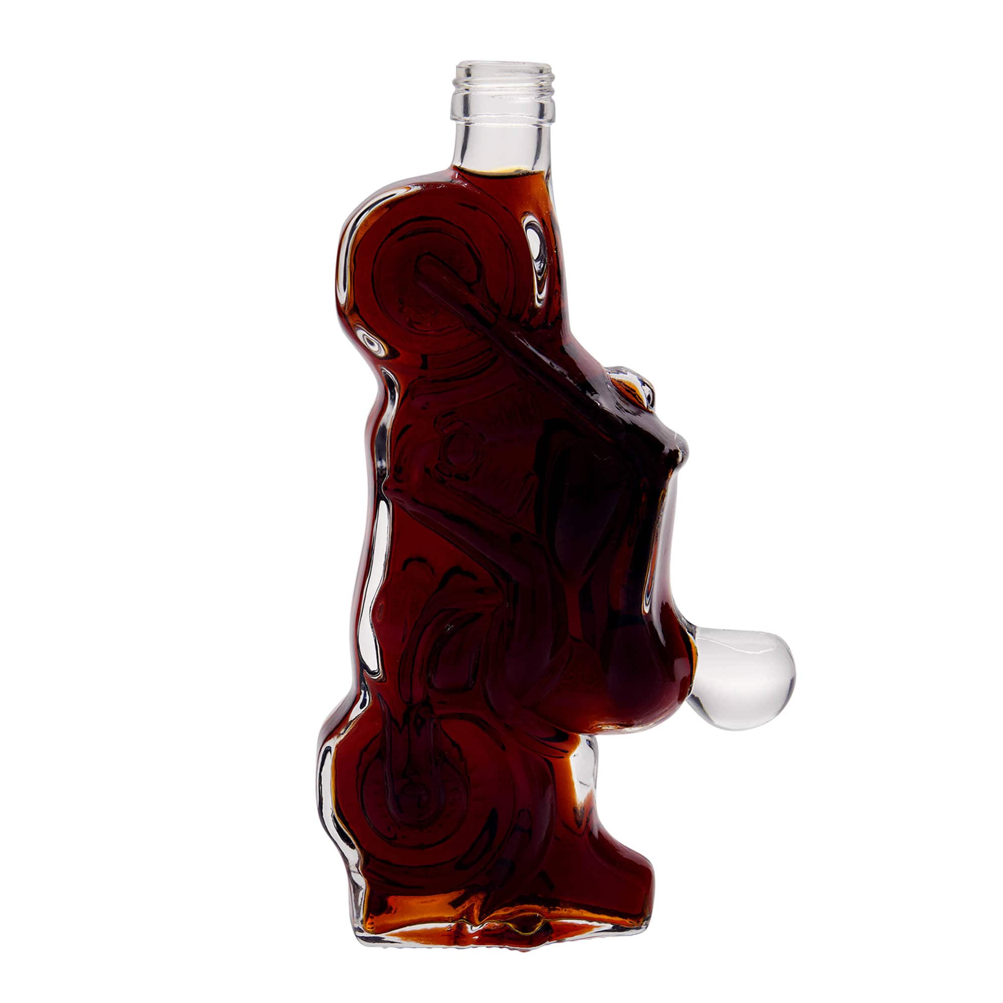 350 ml glazen fles 'Motorfiets', opening: PP 28