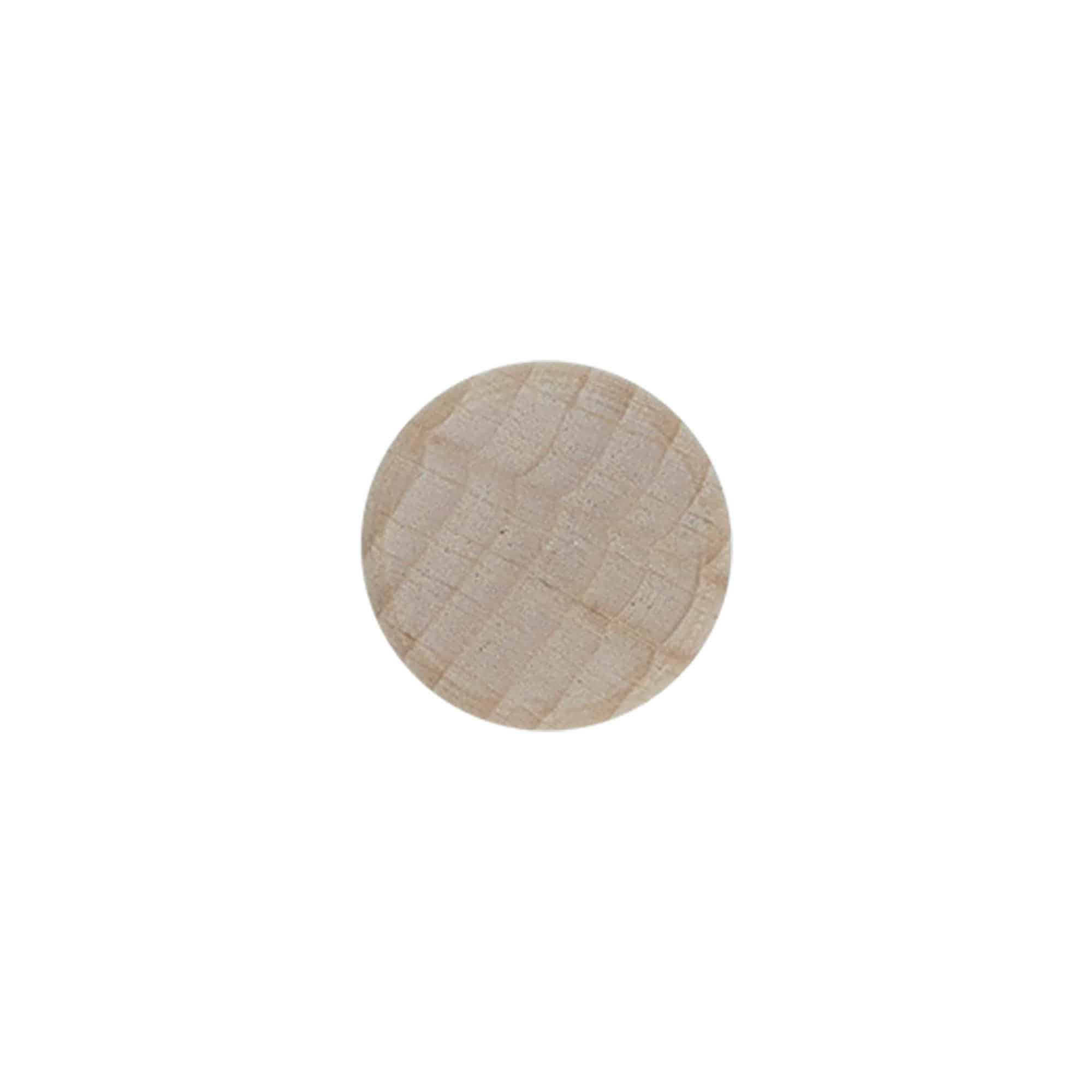 Dopkurk, 19 mm, hout, voor monding: kurk