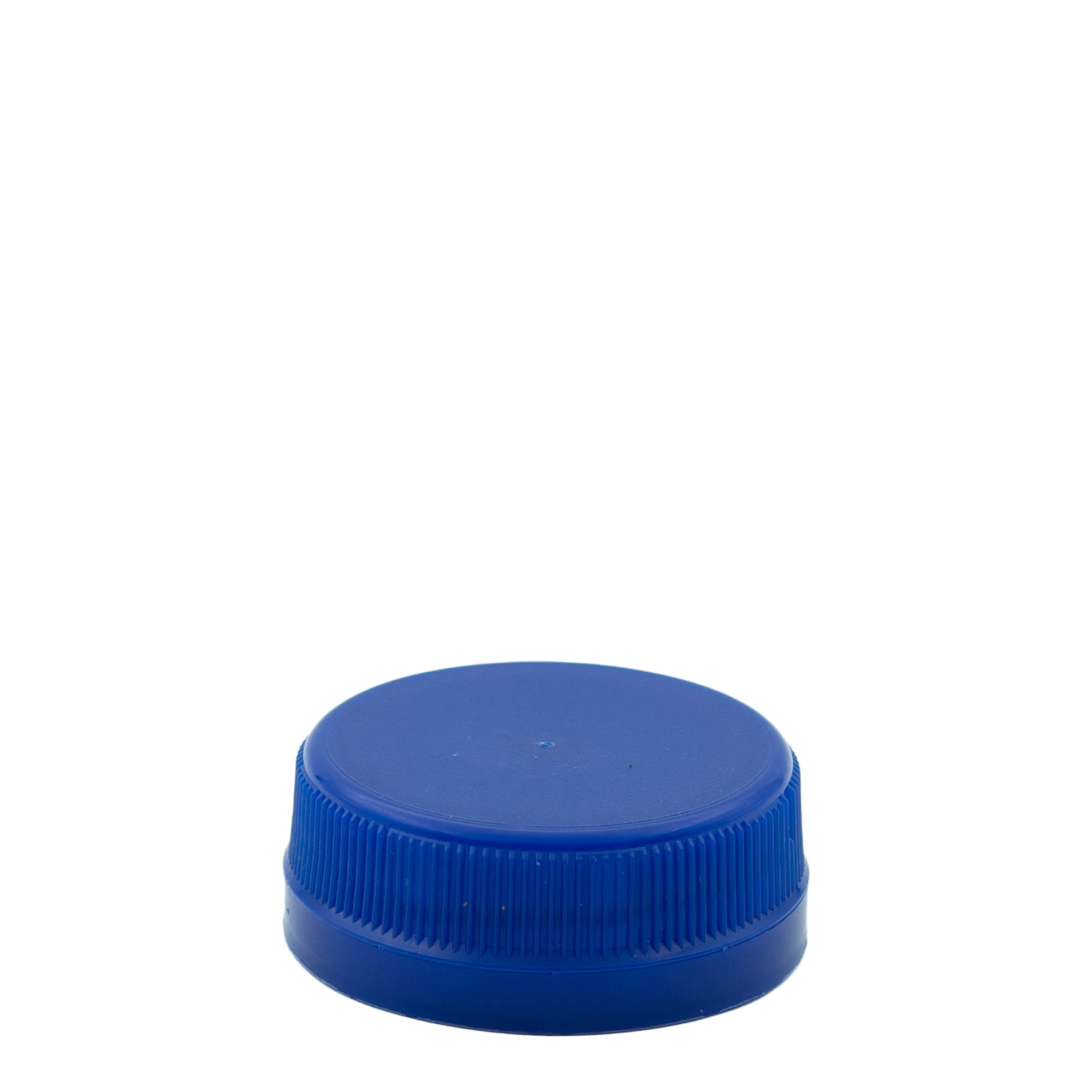 Schroefdop met dubbele schroefdraad, PE-kunststof, blauw, voor mondstuk: PET 38 mm Schroefdop met dubbele schroefdraad, PE-kunststof, blauw, voor mondstuk: PET 38 mm