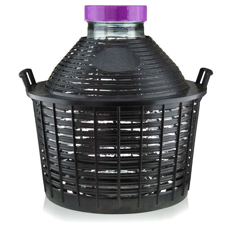 Ballonfles brede hals, 25 l, glas, monding: schroefsluiting Ballonfles brede hals, 25 l, glas, monding: schroefsluiting