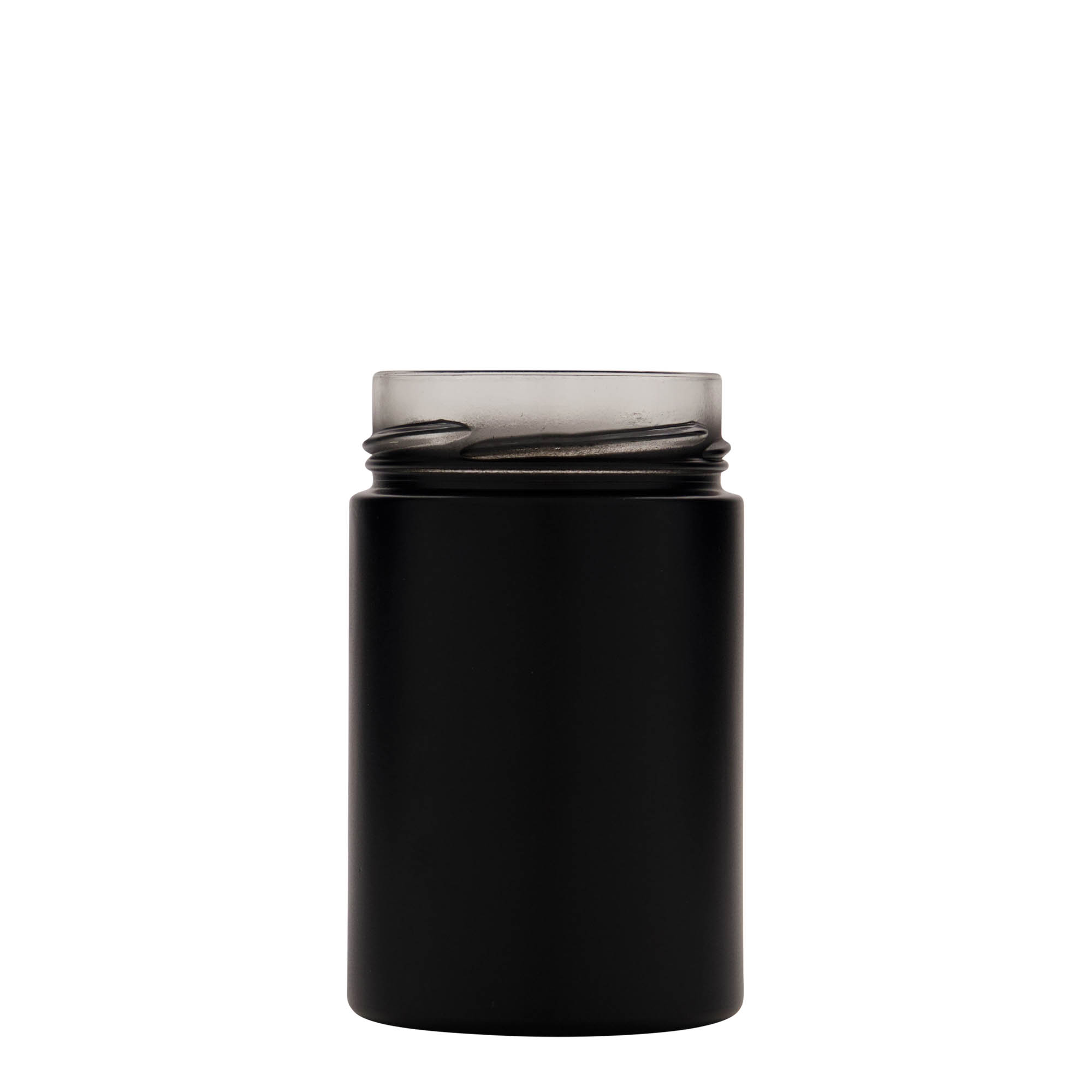 327 ml rund glas 'Aurora', zwart, opening: Deep-Twist-Off (DTO 66)