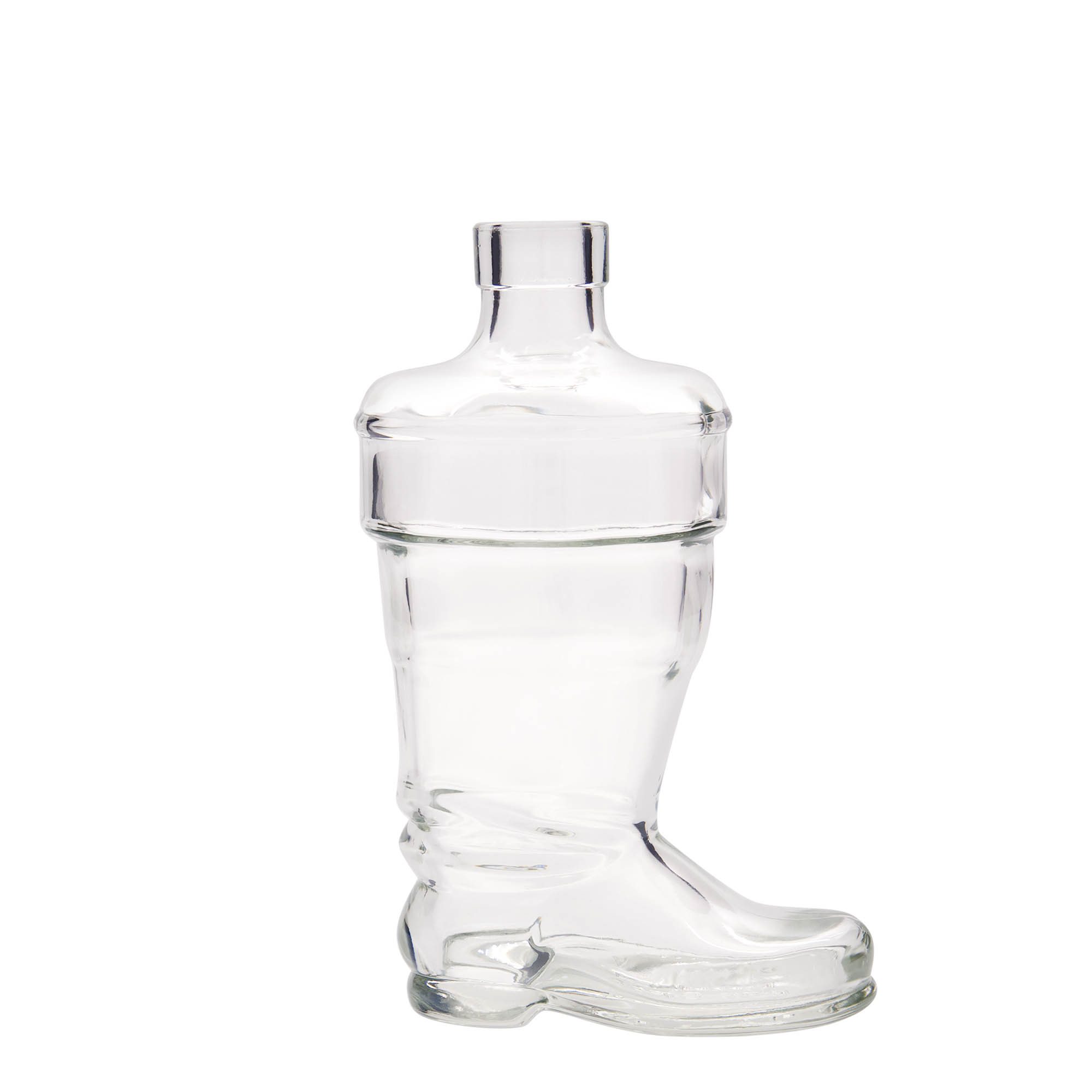 350 ml glazen fles 'laars', opening: kurk 350 ml glazen fles 'laars', opening: kurk