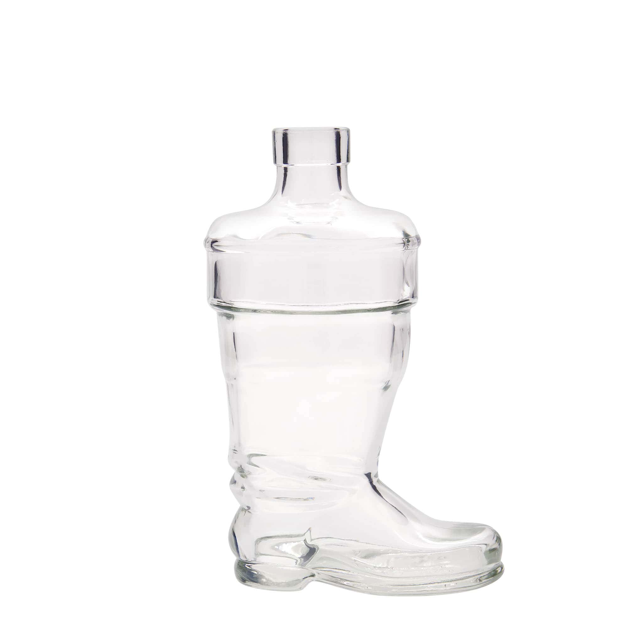 350 ml glazen fles 'laars', opening: kurk 350 ml glazen fles 'laars', opening: kurk