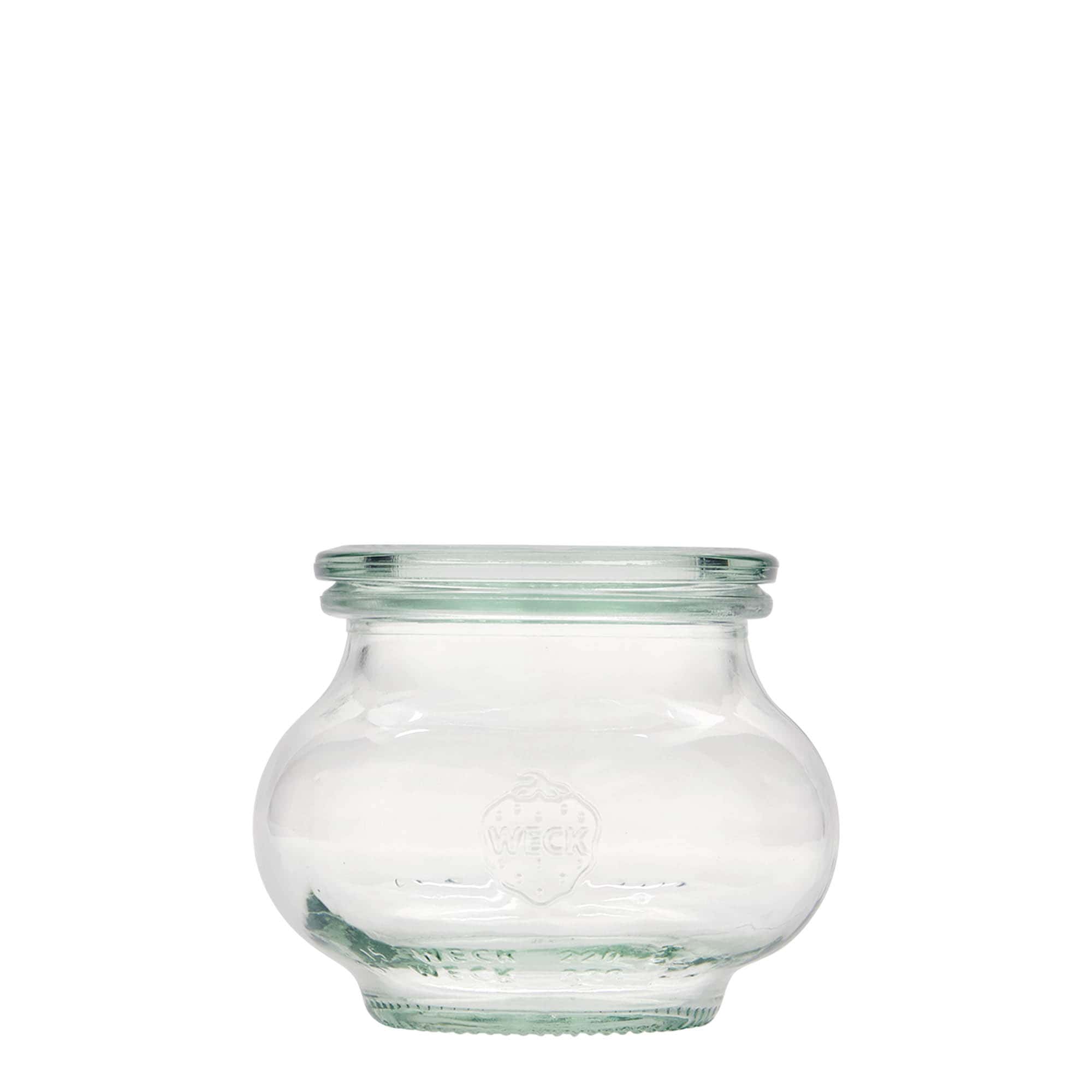 6x 220 ml WECK-sieraadglas met glazen deksel RR 60