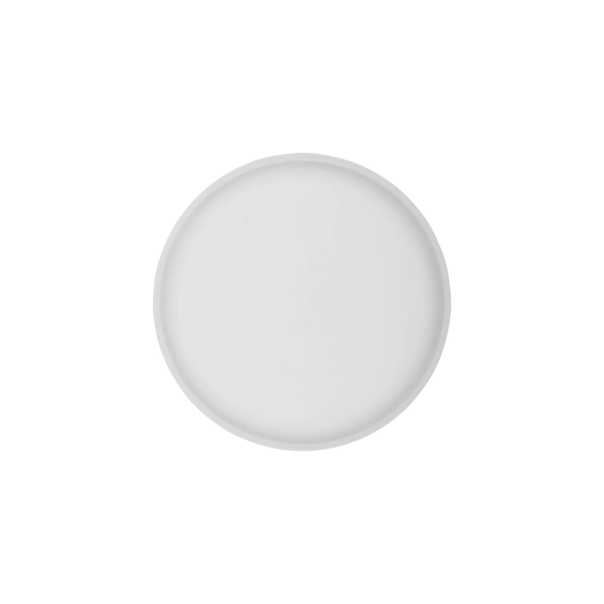 Schroefdop 'Clear/Platin Edition', PP-kunststof, wit, voor opening: 70/2P