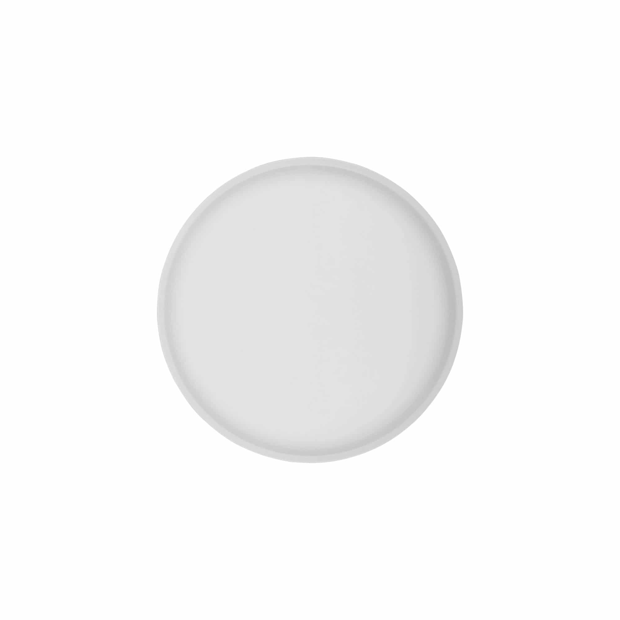 Schroefdop 'Clear/Platin Edition', PP-kunststof, wit, voor opening: 70/2P