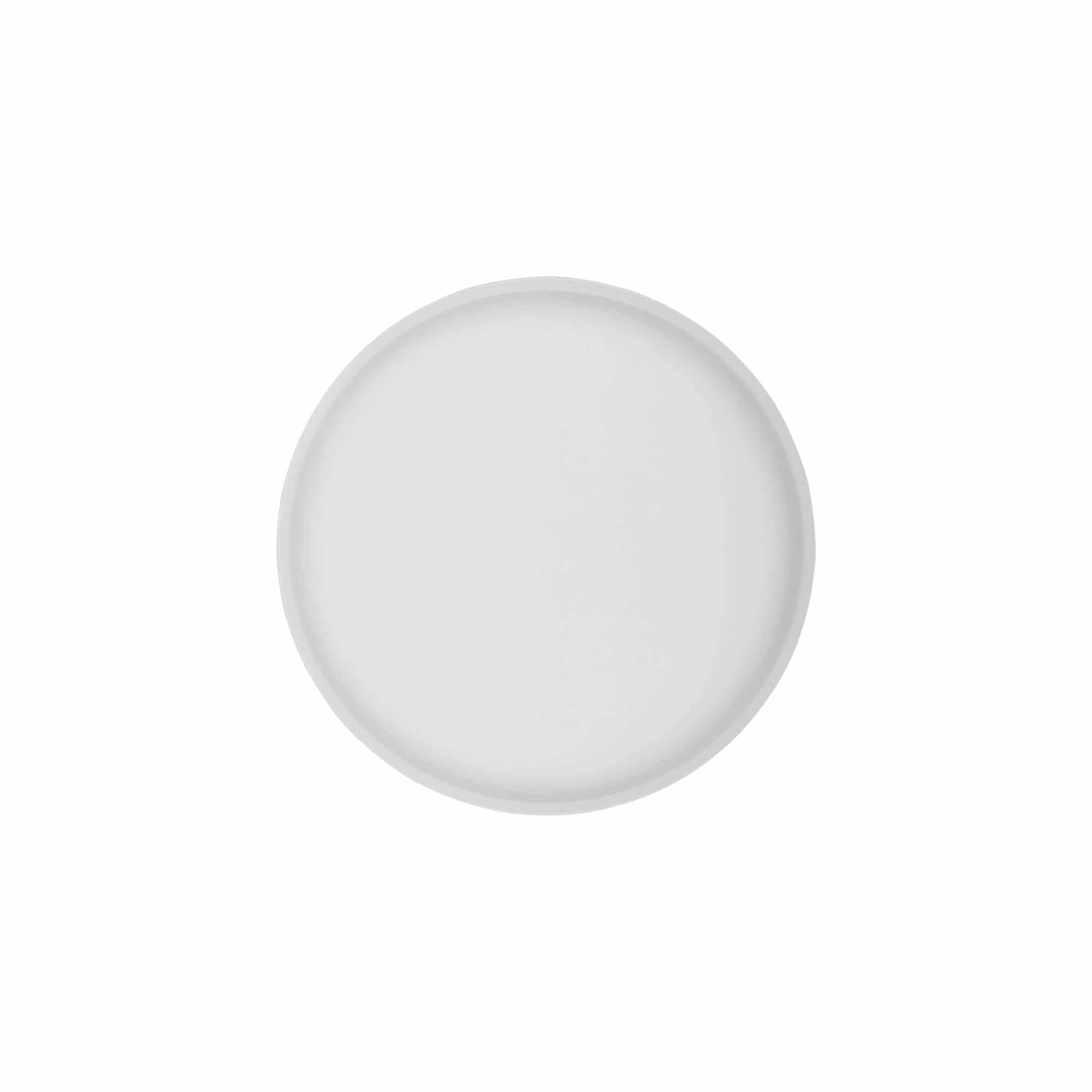 Schroefdop 'Clear/Platin Edition', PP-kunststof, wit, voor opening: 70/2P