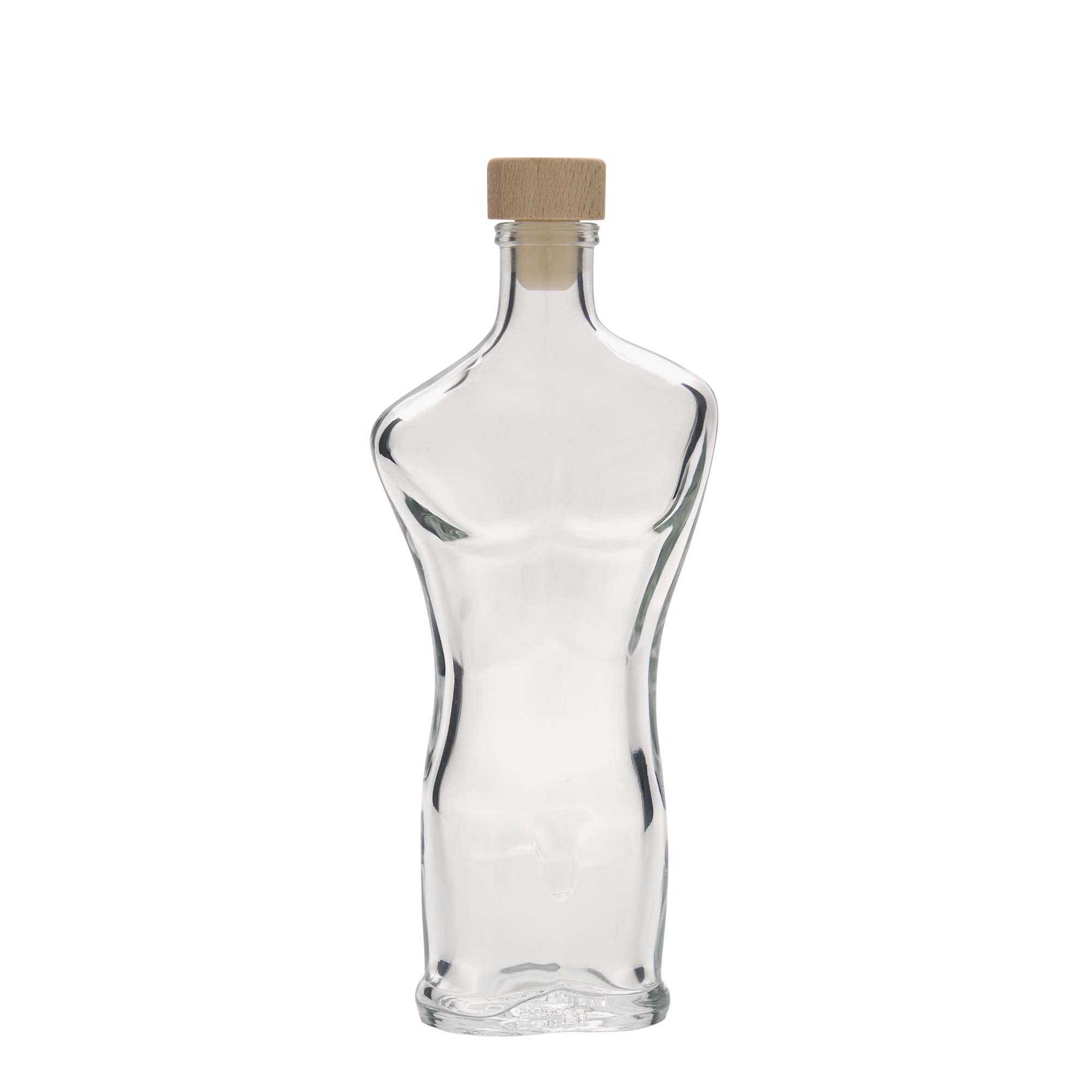 200 ml glazen fles 'Adam', opening: kurk