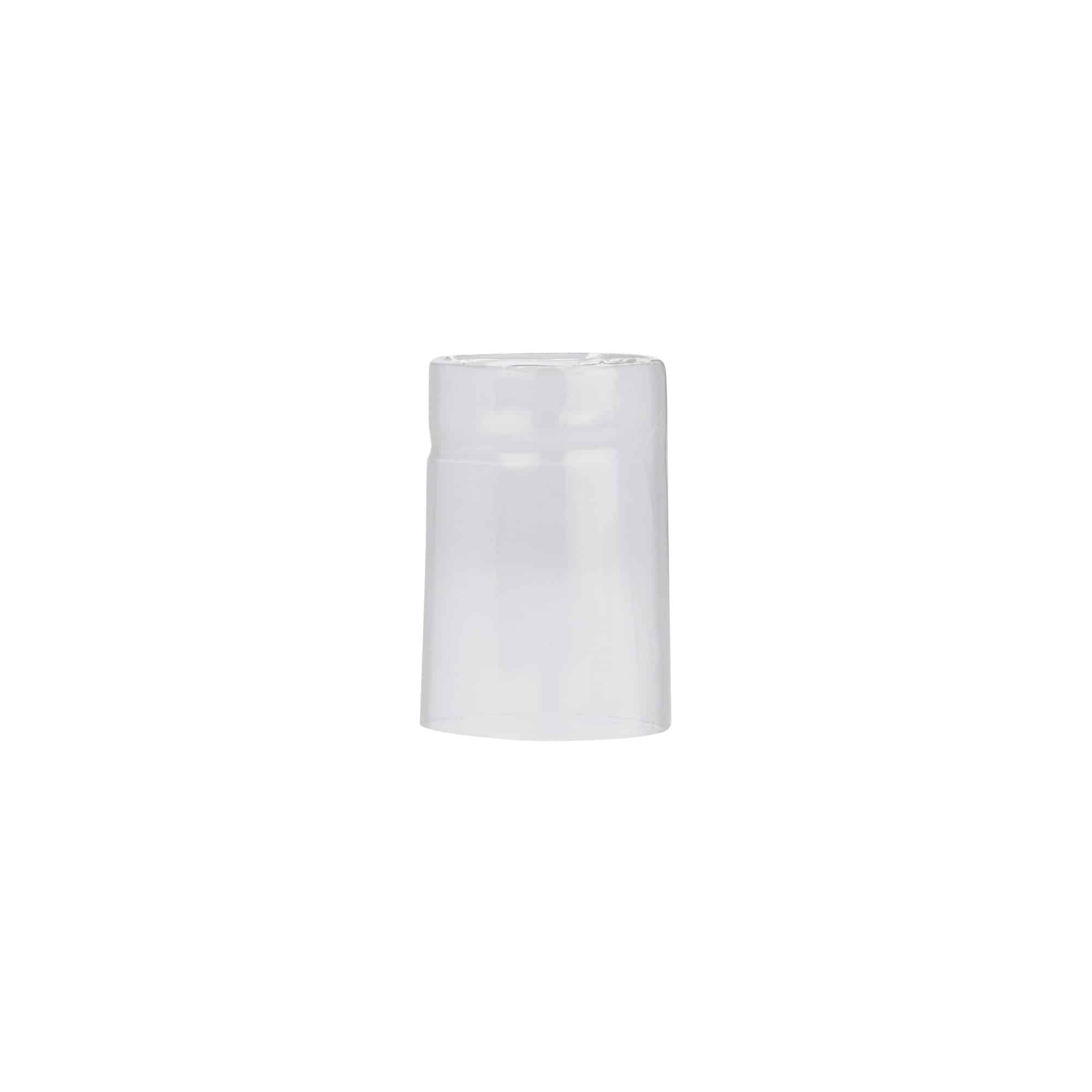 Krimpcapsule 22x35, pvc-kunststof Krimpcapsule 22x35, pvc-kunststof
