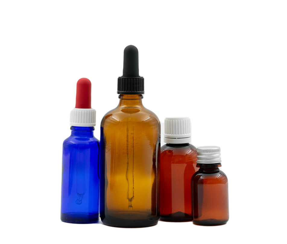 Tegelschilderij medicijnflesjes Tegelafbeelding voor de categorie Medicijnflessen