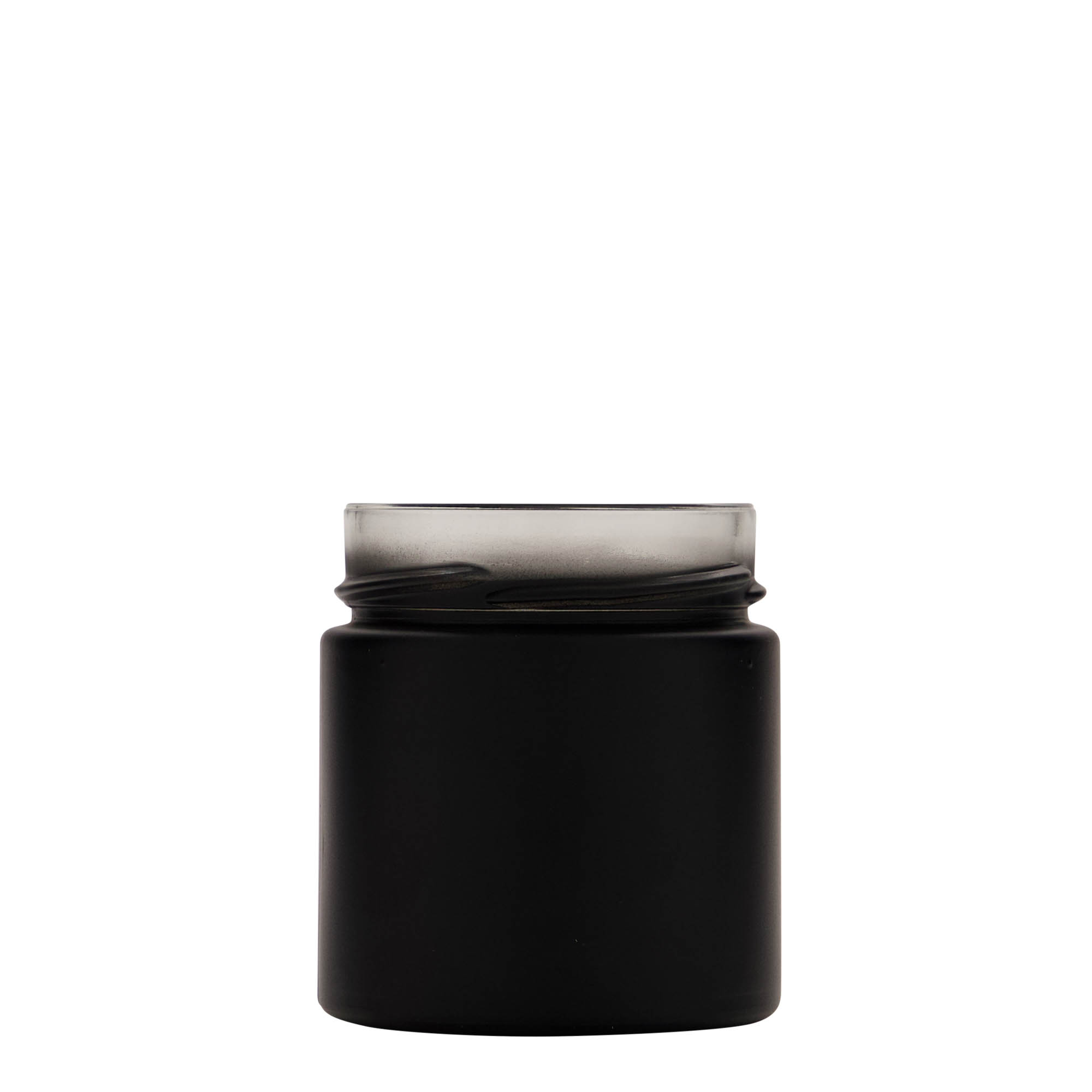 212 ml rond glas 'Aurora', zwart, opening: Deep-Twist-Off (DTO 66) 212 ml rond glas 'Aurora', zwart, opening: Deep-Twist-Off (DTO 66)