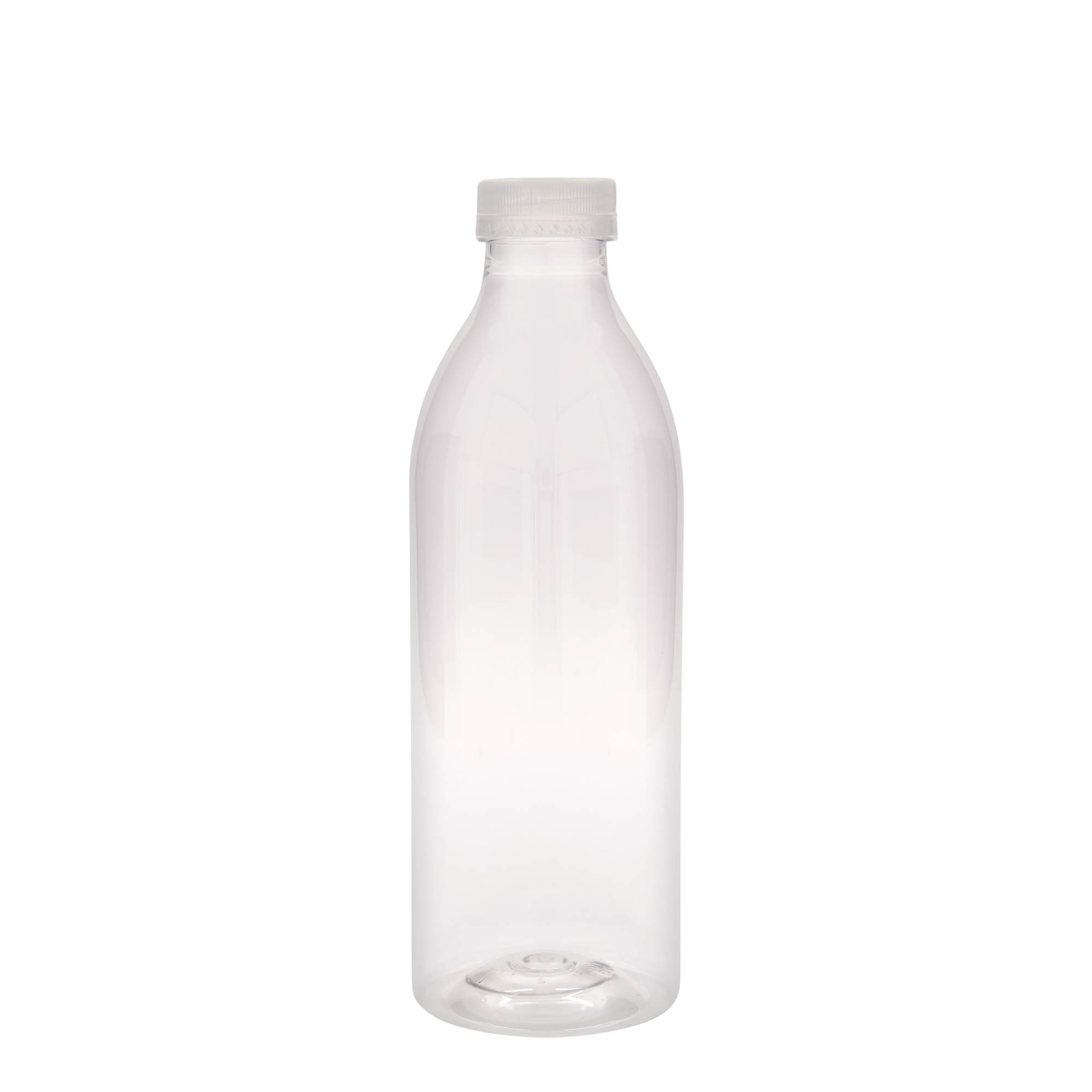 1.000 ml PET-fles standaard, kunststof, hals: 38 mm