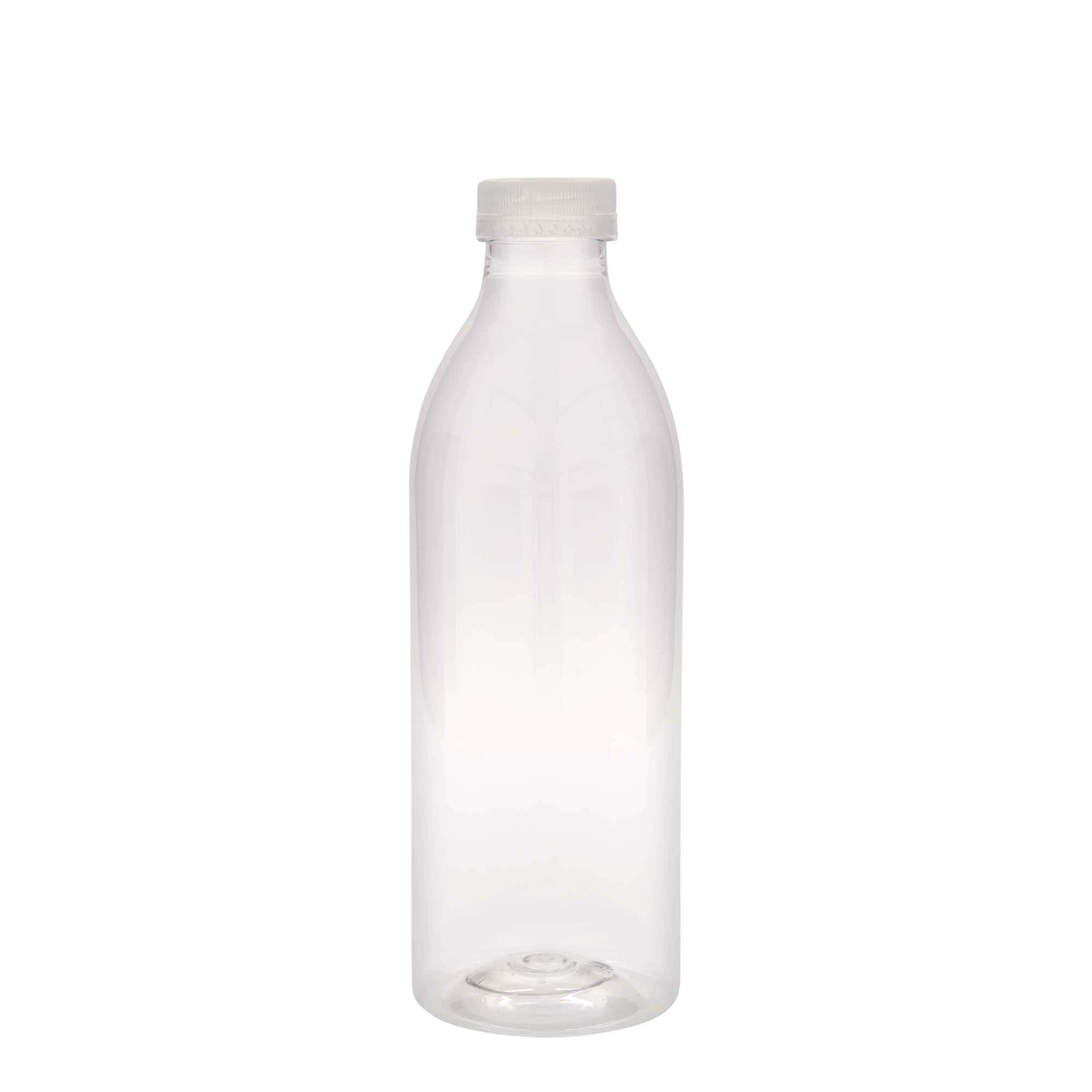1.000 ml PET-fles standaard, kunststof, hals: 38 mm