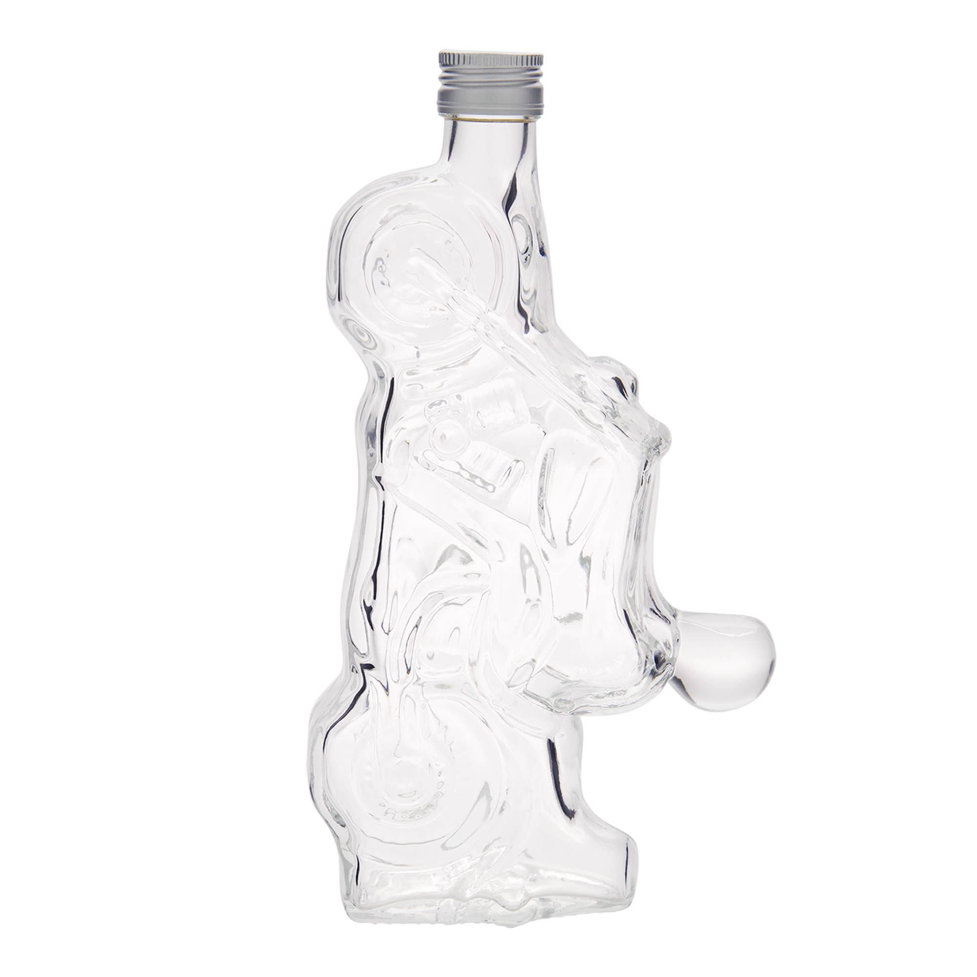 350 ml glazen fles 'Motorfiets', opening: PP 28