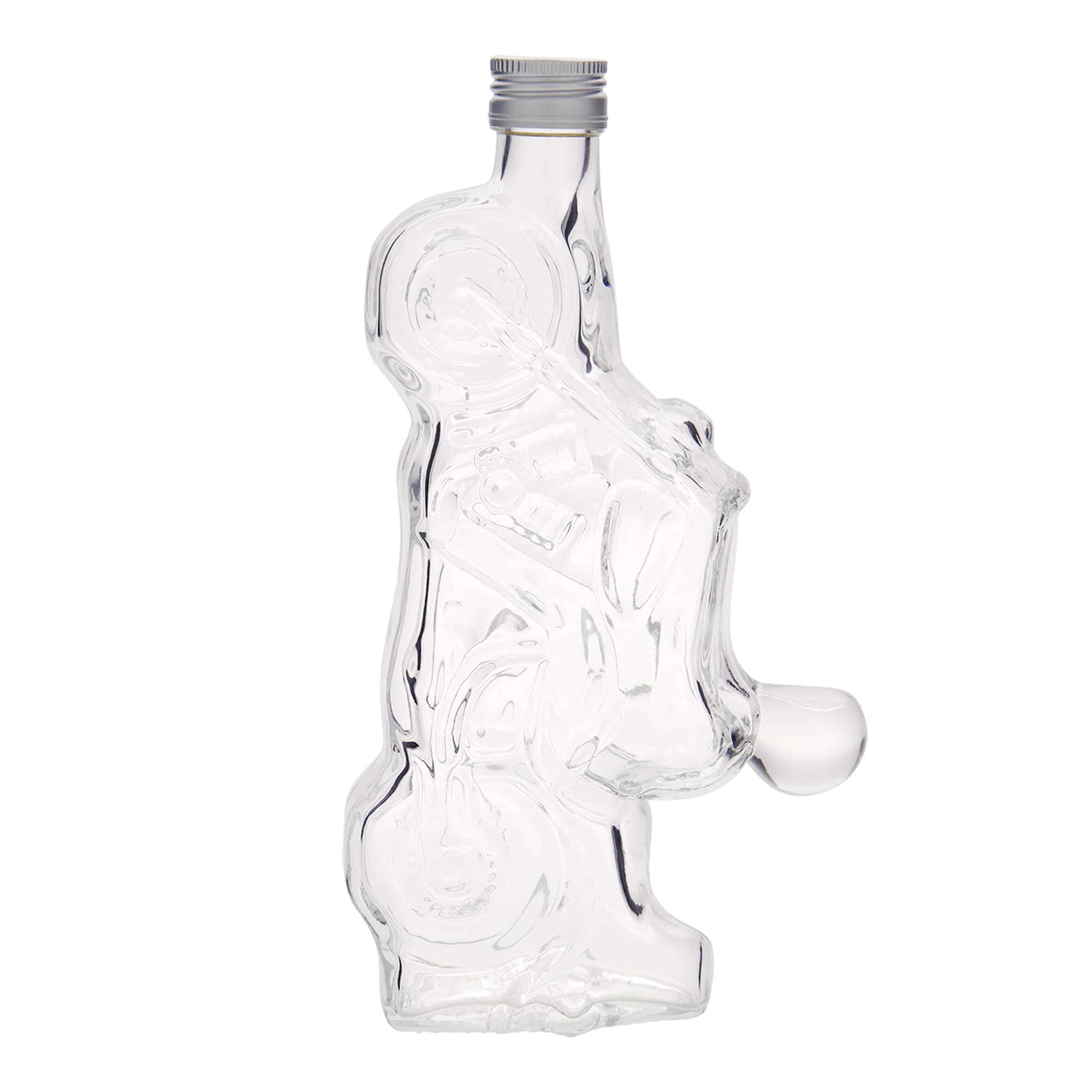 350 ml glazen fles 'Motorfiets', opening: PP 28 350 ml glazen fles 'Motorfiets', opening: PP 28