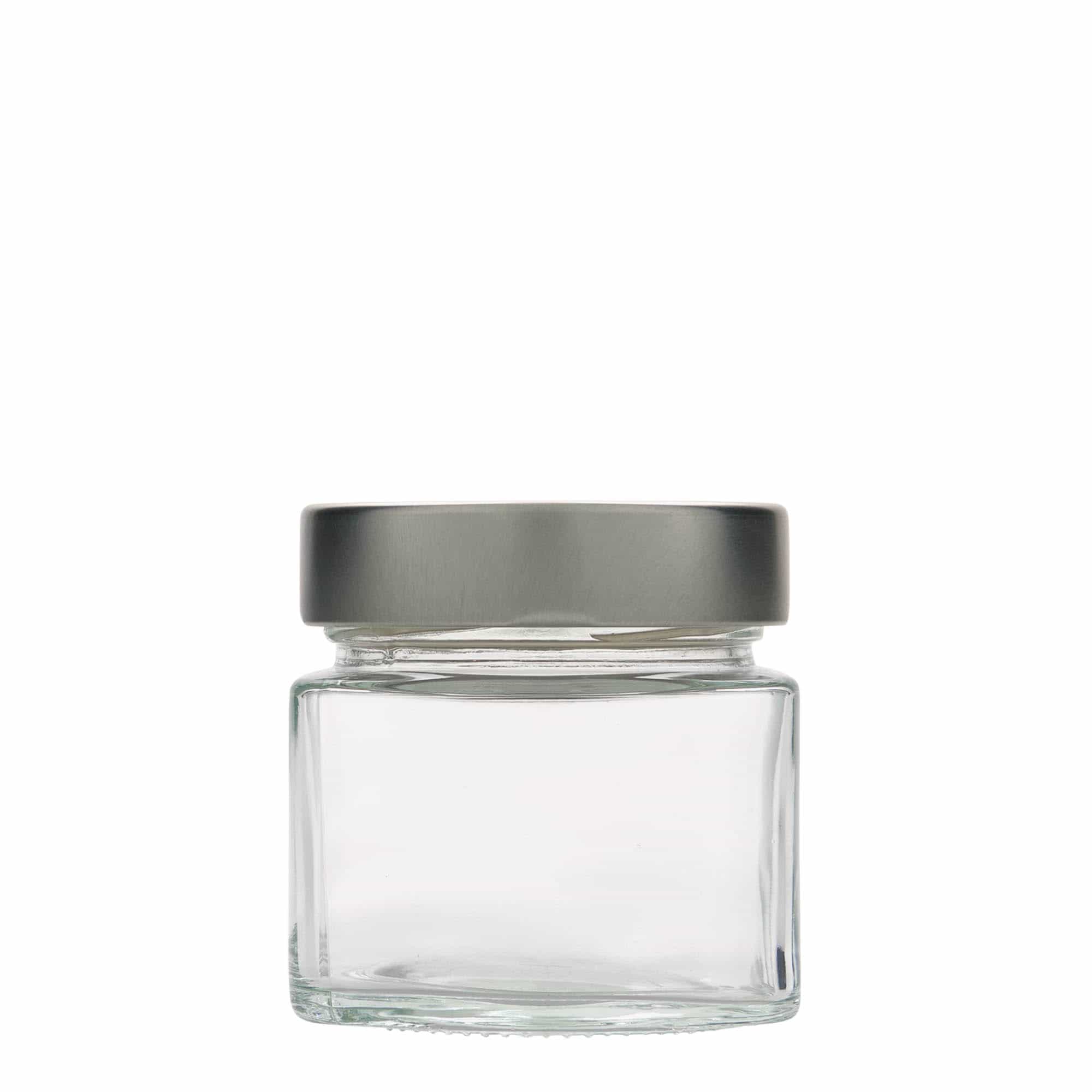 Vierkante pot 'Kimba', 212 ml, monding: extra-deep-twist-off (EDTO 70)