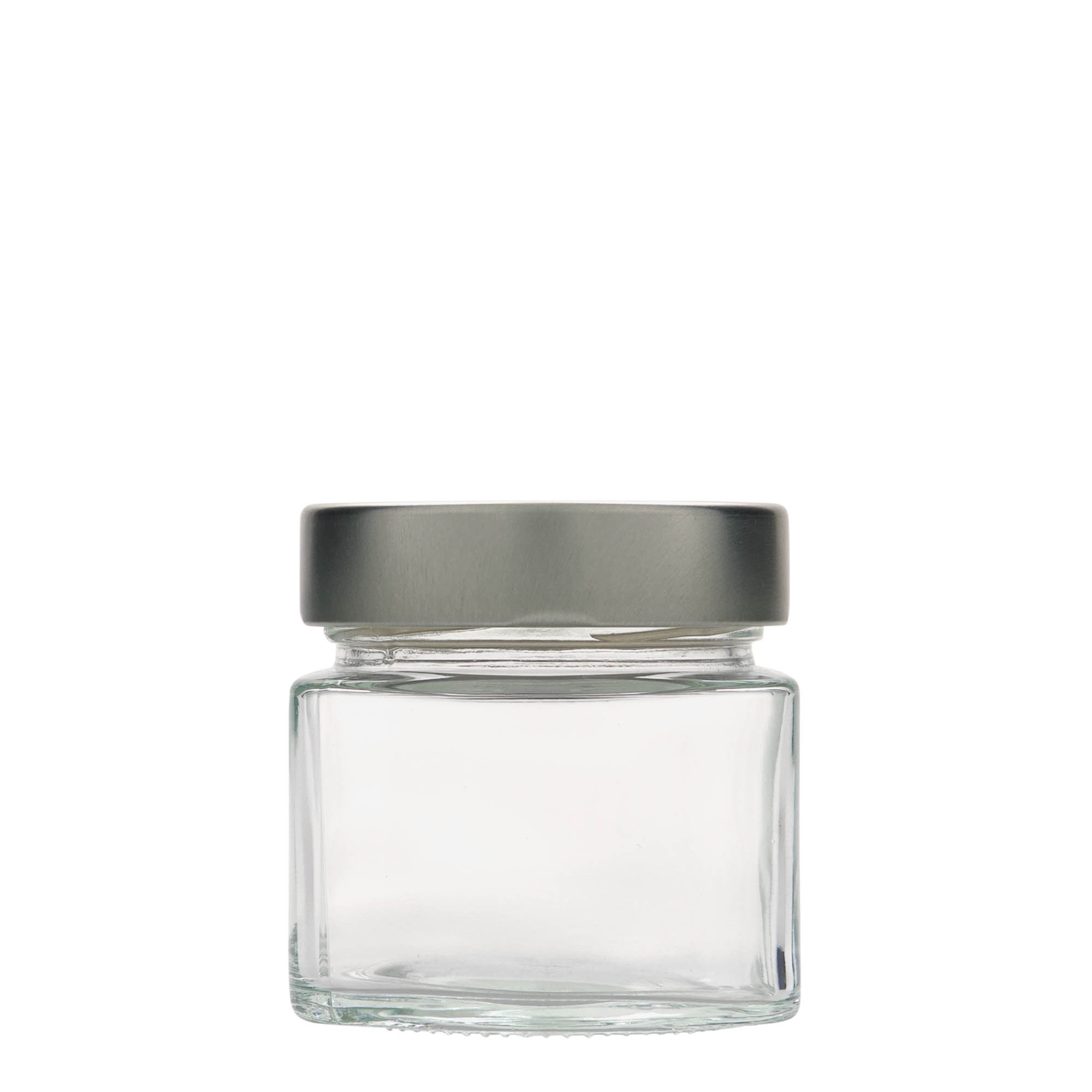 212 ml Vierkantglas 'Kimba', opening: Extra-Deep-Twist-Off (EDTO 70)