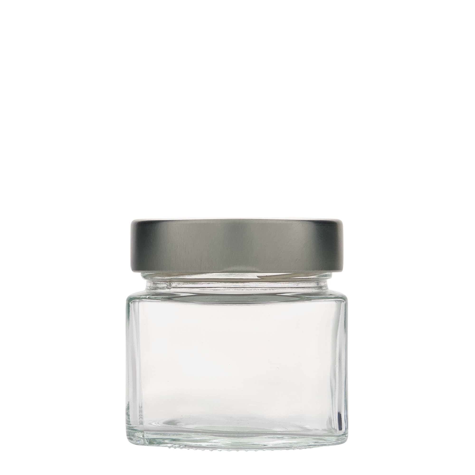 212 ml Vierkantglas 'Kimba', opening: Extra-Deep-Twist-Off (EDTO 70)