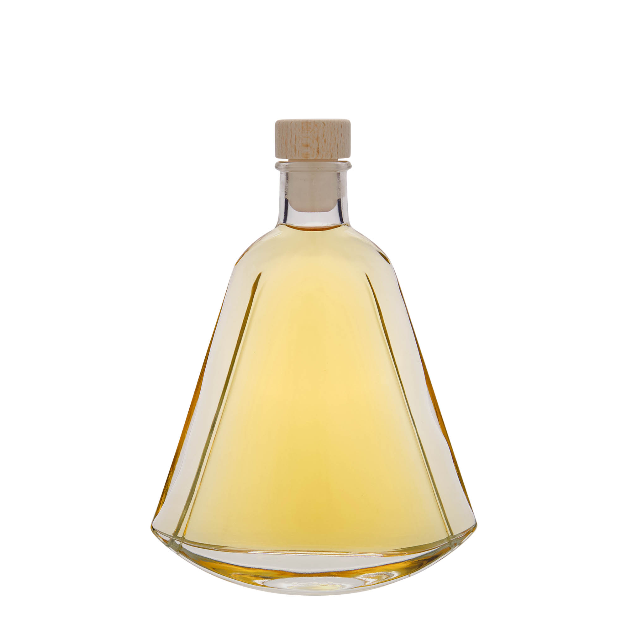 200 ml glazen fles 'Maurizio', ovaal, opening: kurk
