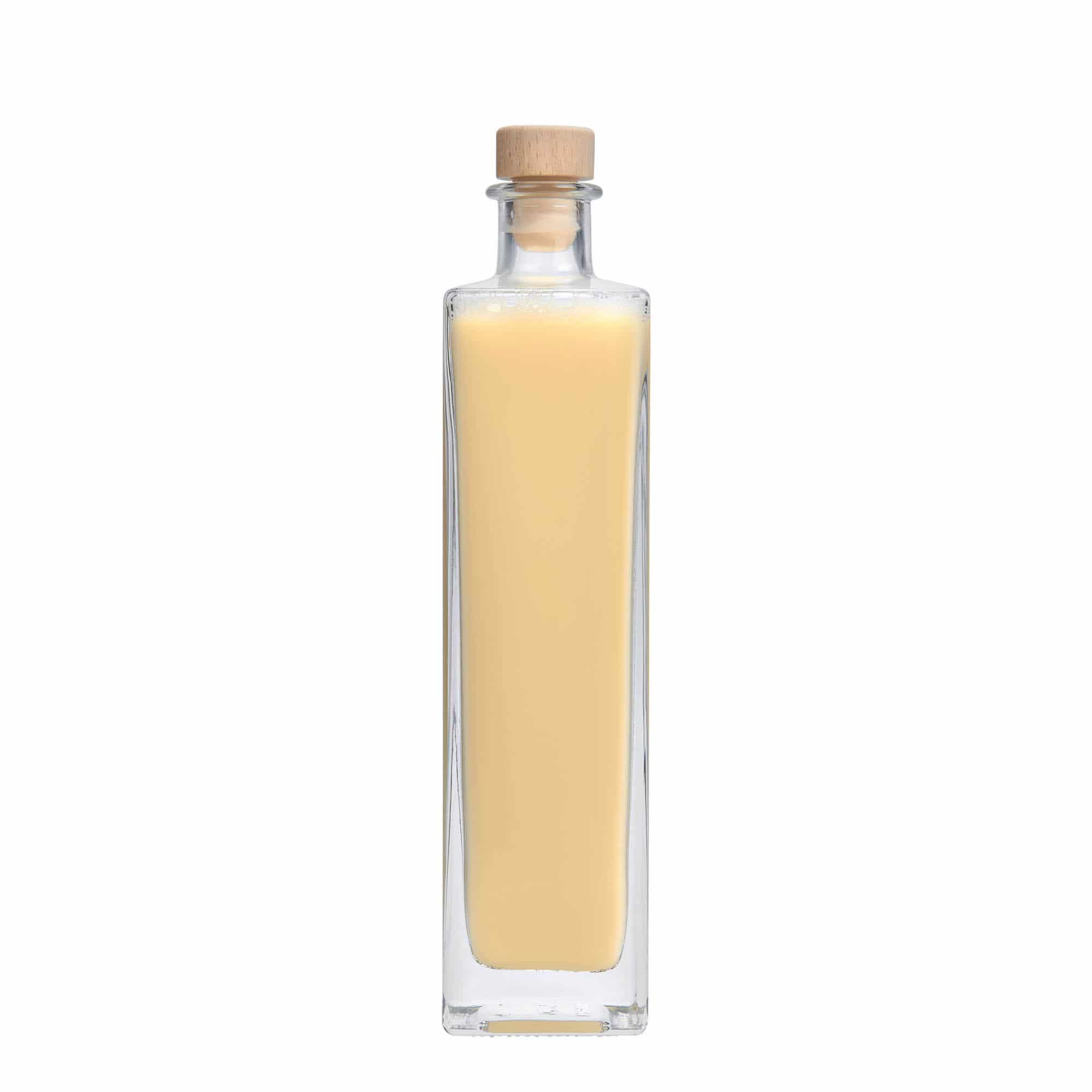 500 ml glazen fles 'Rafaello', vierkant, opening: kurk