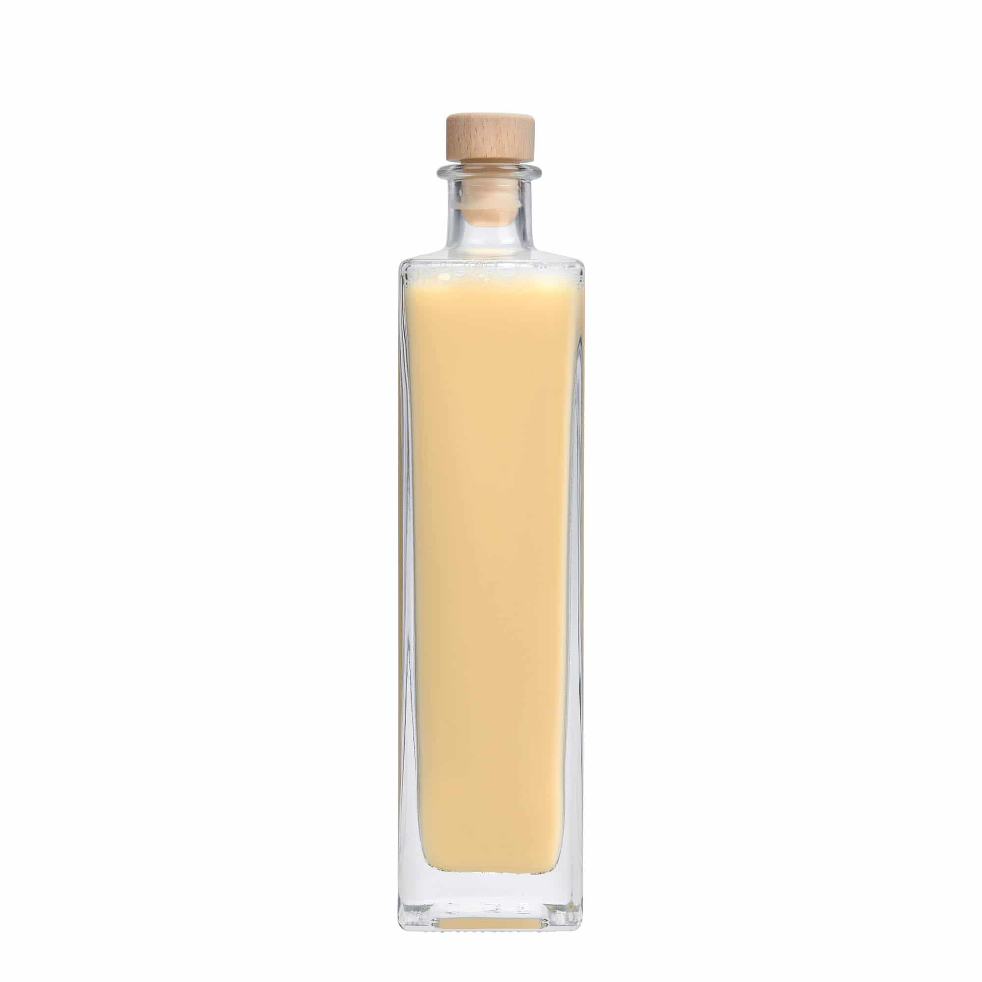 500 ml glazen fles 'Rafaello', vierkant, opening: kurk