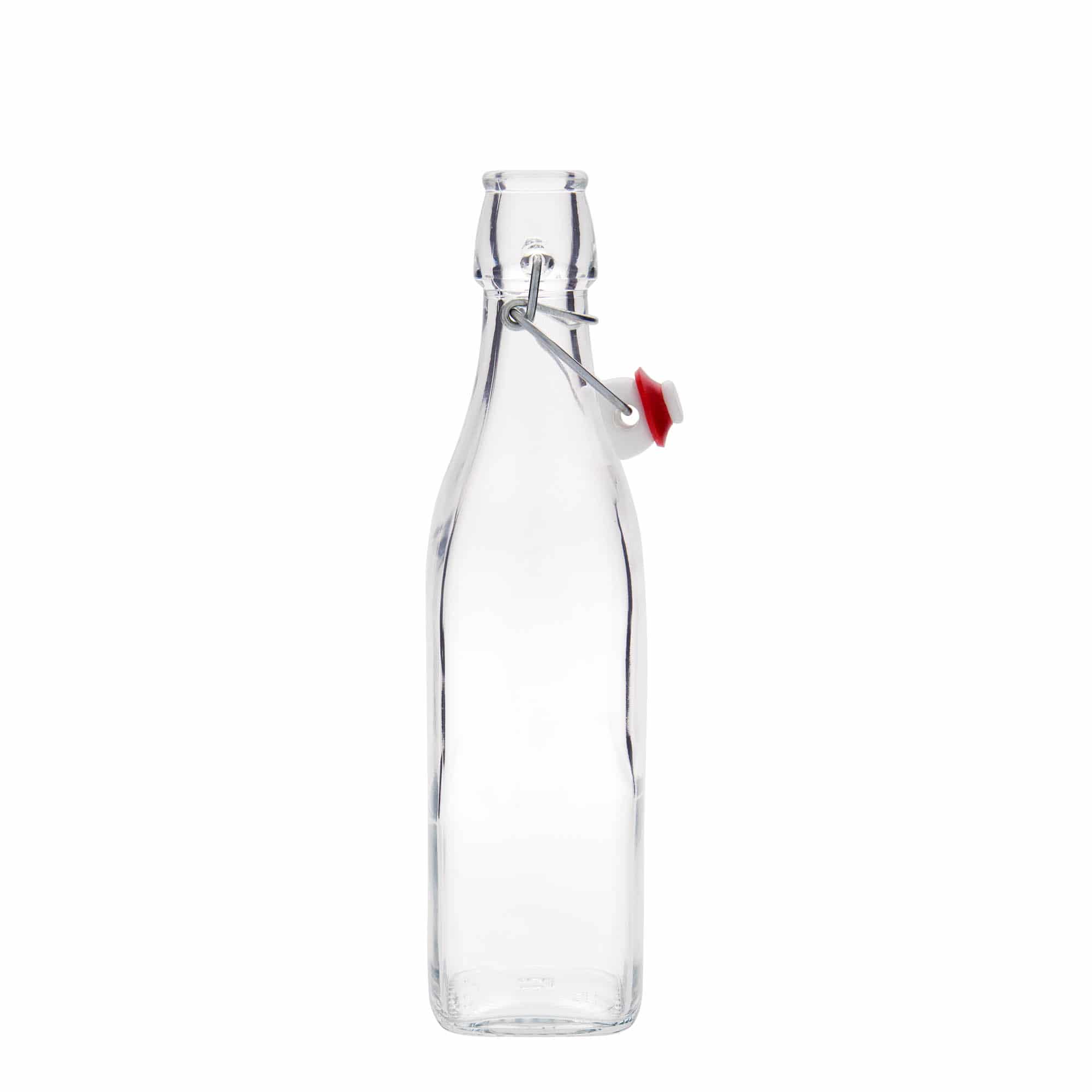 500 ml glazen fles 'Swing, vierkant, mondstuk: beugelsluiting'