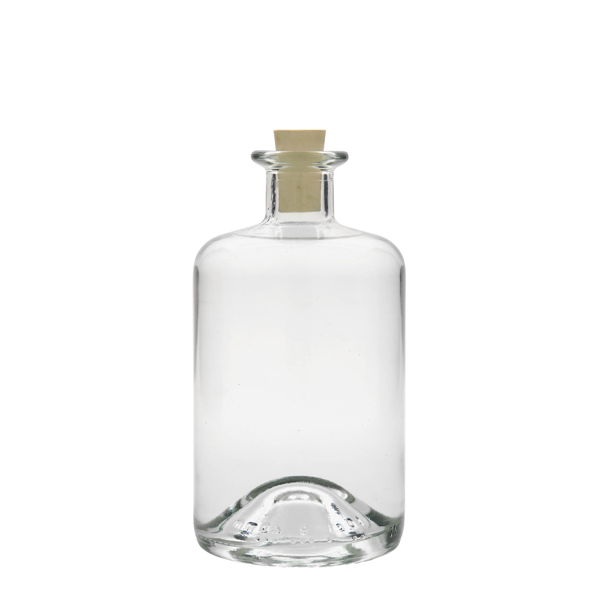 500 ml glazen fles apotheker, opening: kurk 500 ml glazen fles apotheker, opening: kurk