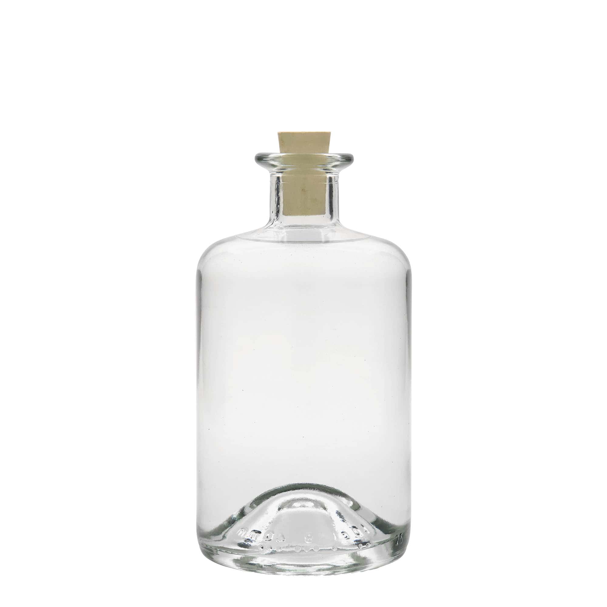 500 ml glazen fles apotheker, opening: kurk
